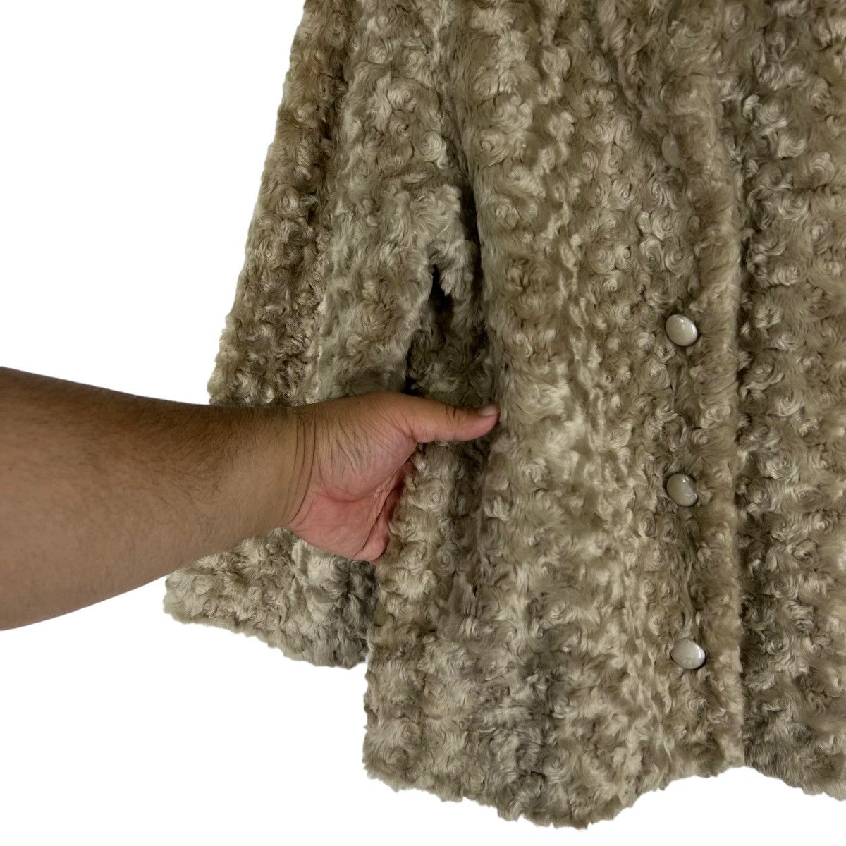 Japanese Brand RARE MINK FUR JACKET KAZAMIDORI BY NAIGAI ISSEY MIYAKE STYLE Size US M / EU 48-50 / 2 - 6 Thumbnail