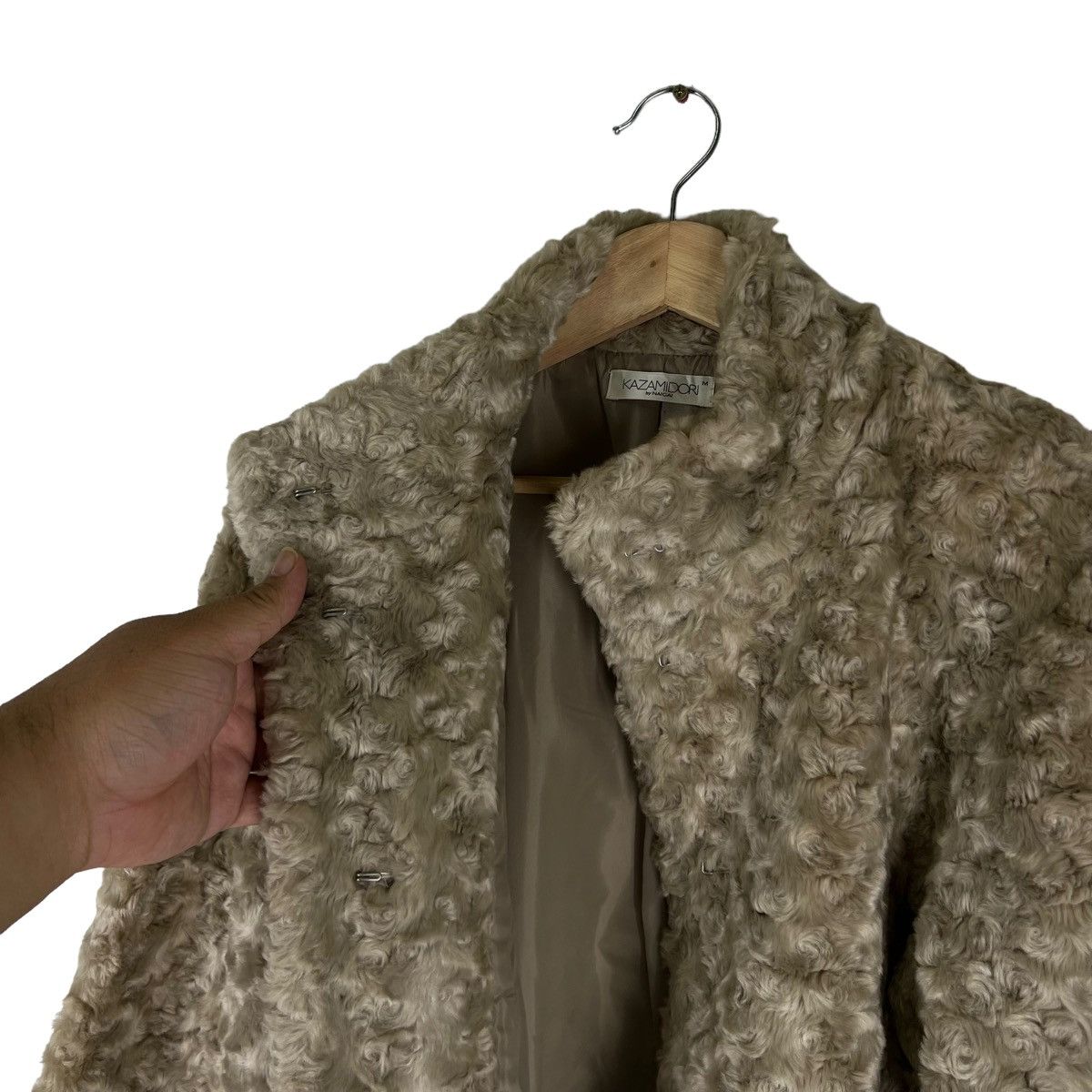 Japanese Brand RARE MINK FUR JACKET KAZAMIDORI BY NAIGAI ISSEY MIYAKE STYLE Size US M / EU 48-50 / 2 - 8 Thumbnail