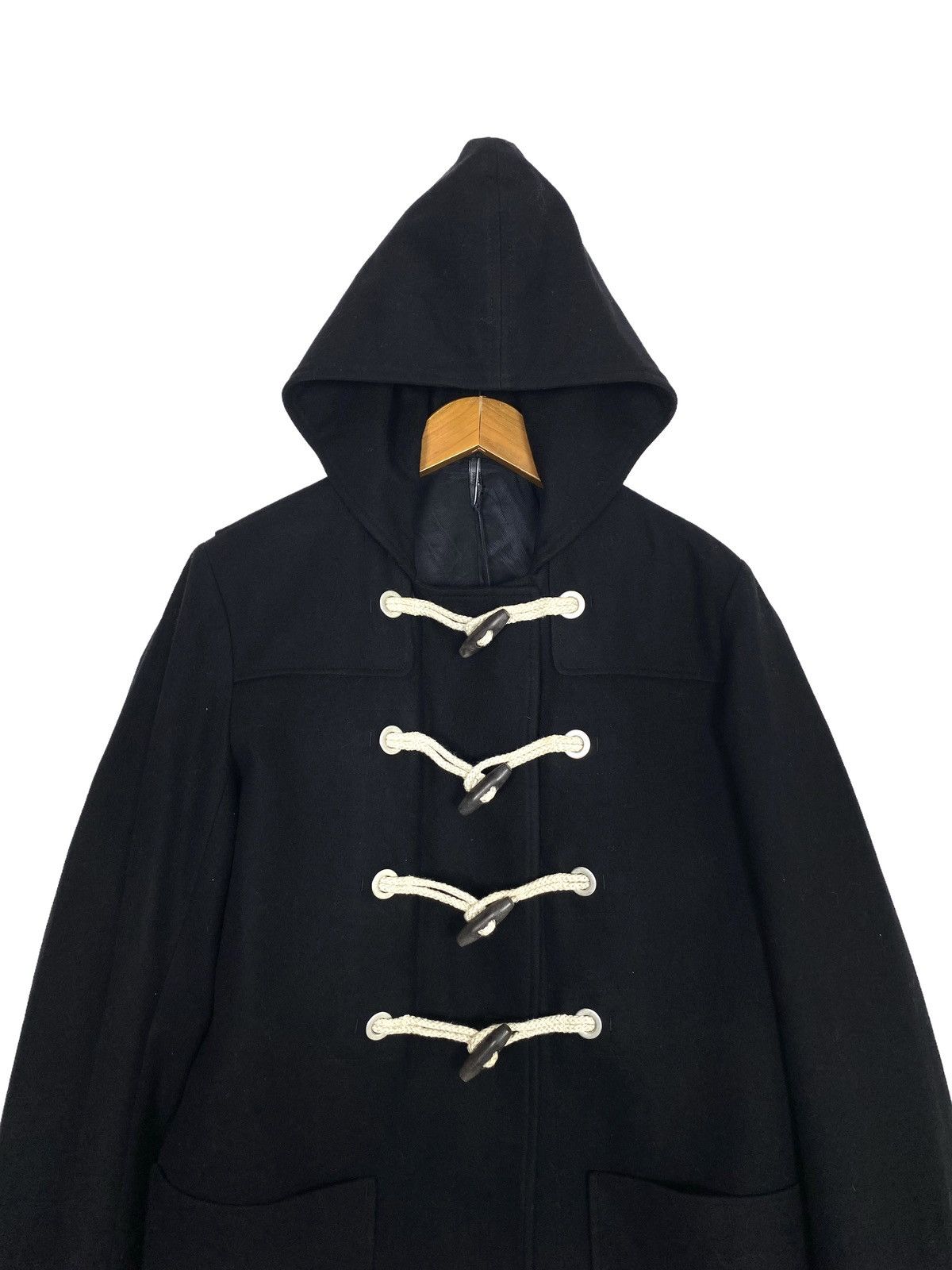 ジャケット・アウター Dior Homme 12aw Duffle Coat NWT‼️ Dior Homme Duffle Wool Coat With Hood Black Italy