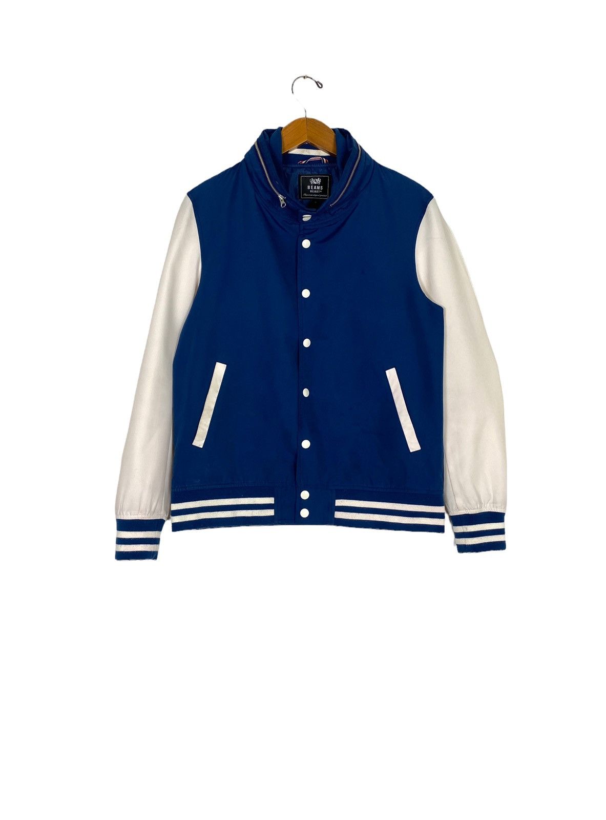 Beams Plus Rare‼️ Beams Varsity Jacket Medium Size Size US M / EU 48-50 / 2 - 1 Thumbnail