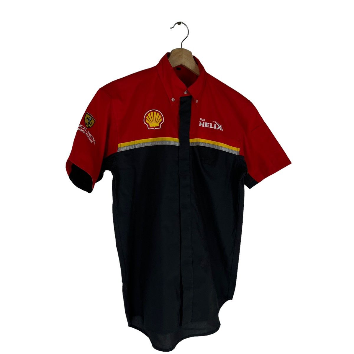 Japanese Brand VINTAGE SHELL HELIX FERRARI BIG LOGO WORKERS WEAR Size US S / EU 44-46 / 1 - 2 Thumbnail