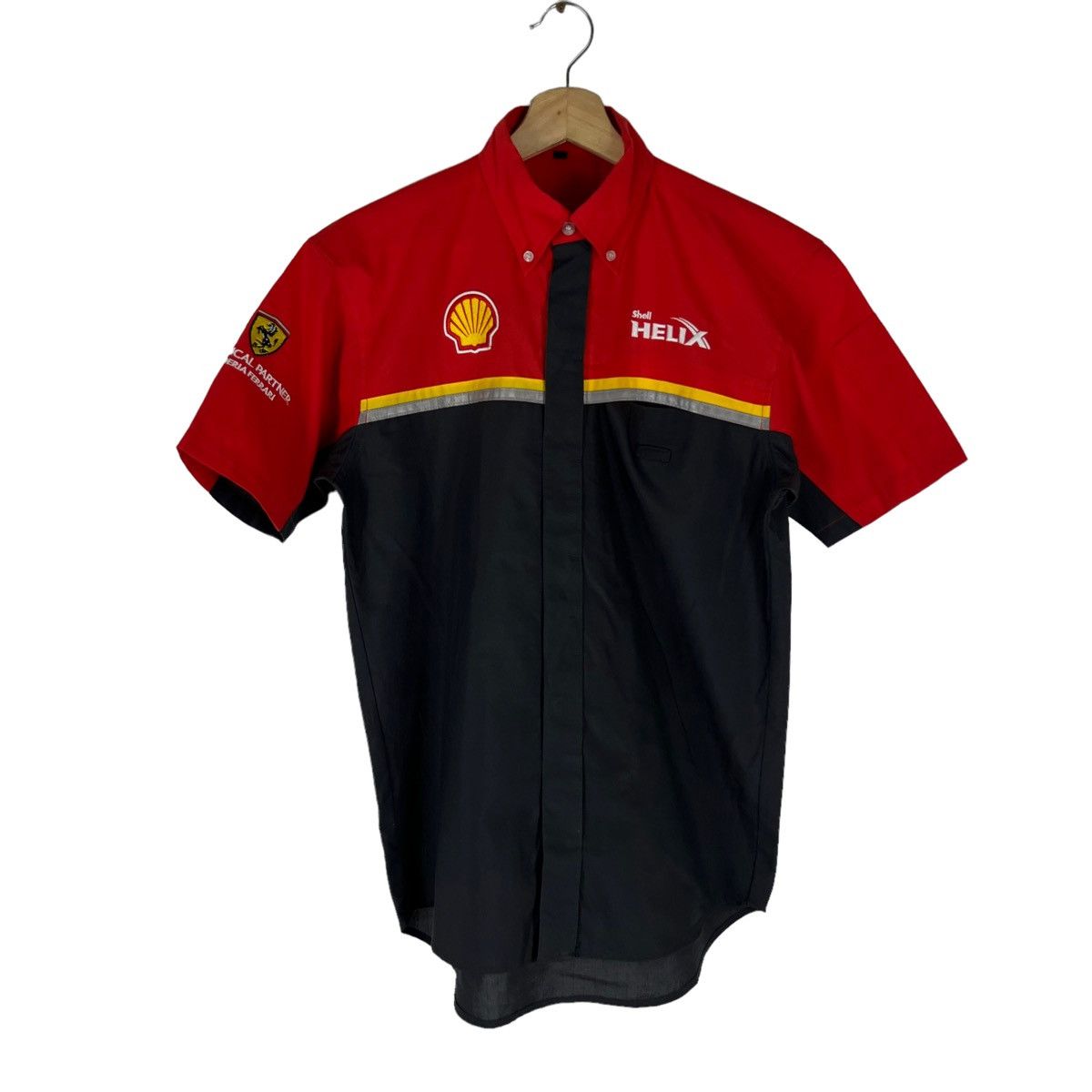 Japanese Brand VINTAGE SHELL HELIX FERRARI BIG LOGO WORKERS WEAR Size US S / EU 44-46 / 1 - 1 Thumbnail