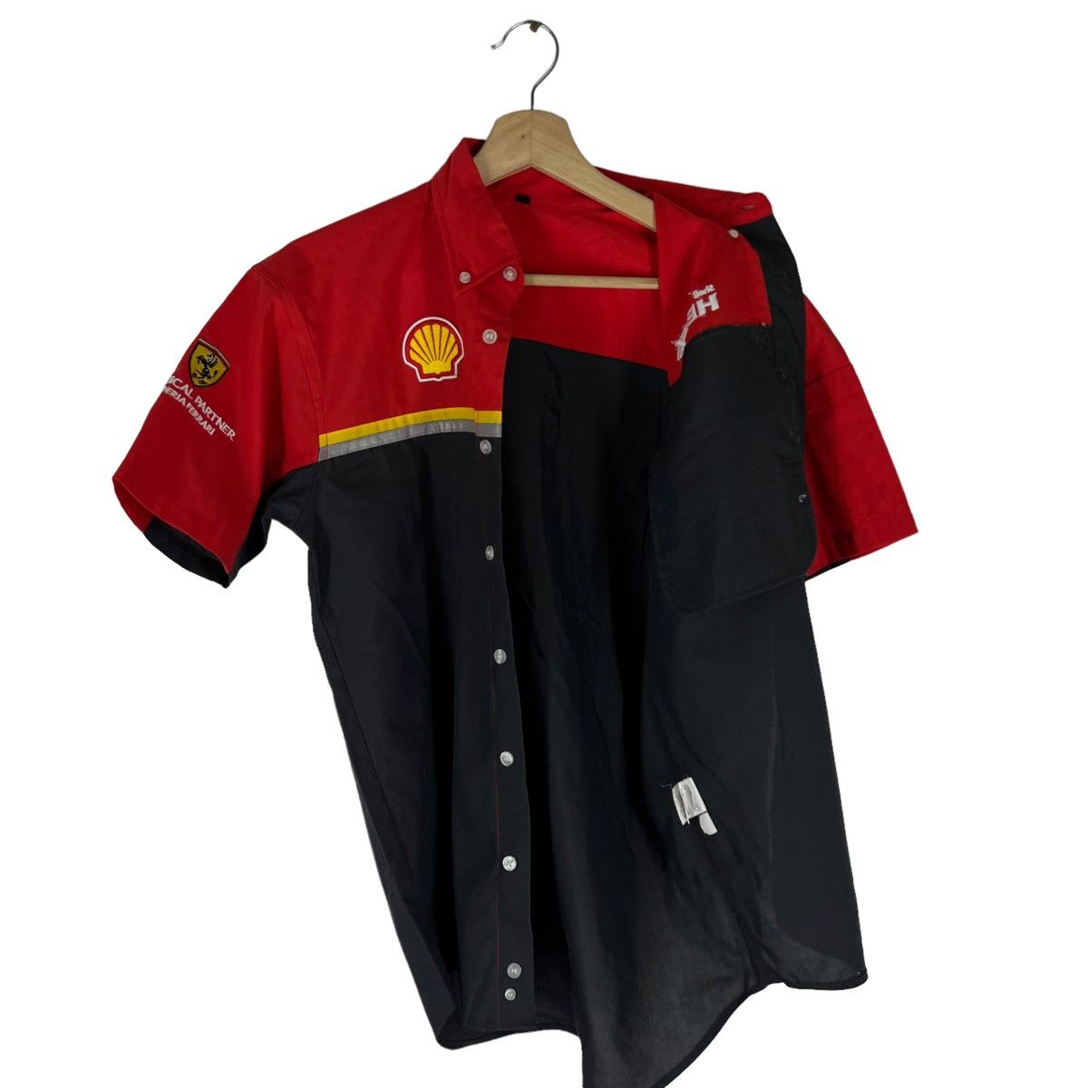 Japanese Brand VINTAGE SHELL HELIX FERRARI BIG LOGO WORKERS WEAR Size US S / EU 44-46 / 1 - 7 Thumbnail