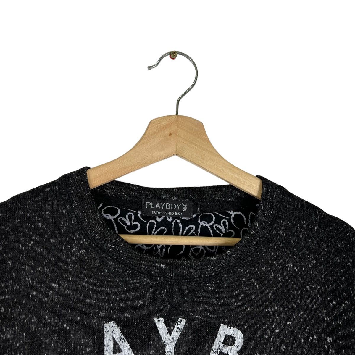 Japanese Brand VINTAGE PLAYBOY SWEATSHIRT BIG LOGO Size US L / EU 52-54 / 3 - 4 Thumbnail