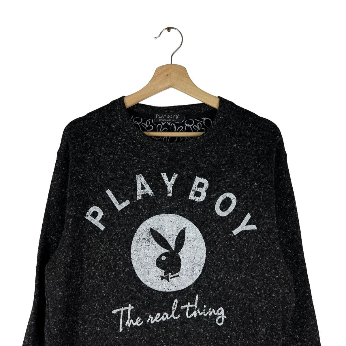 Japanese Brand VINTAGE PLAYBOY SWEATSHIRT BIG LOGO Size US L / EU 52-54 / 3 - 3 Thumbnail