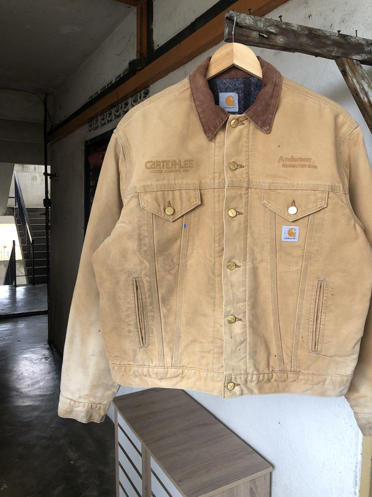 Carhartt Steal❗️Vintage Carhartt Distressed Detroit Jackets Size US L / EU 52-54 / 3 - 15 Thumbnail