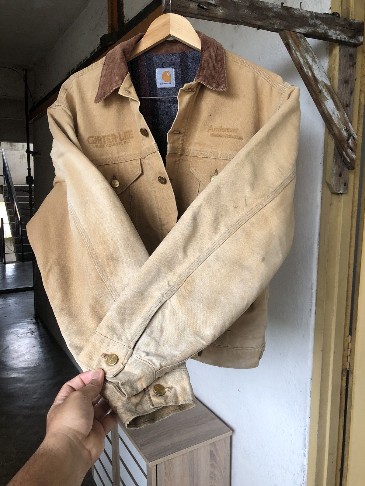 Carhartt Steal❗️Vintage Carhartt Distressed Detroit Jackets Size US L / EU 52-54 / 3 - 10 Thumbnail