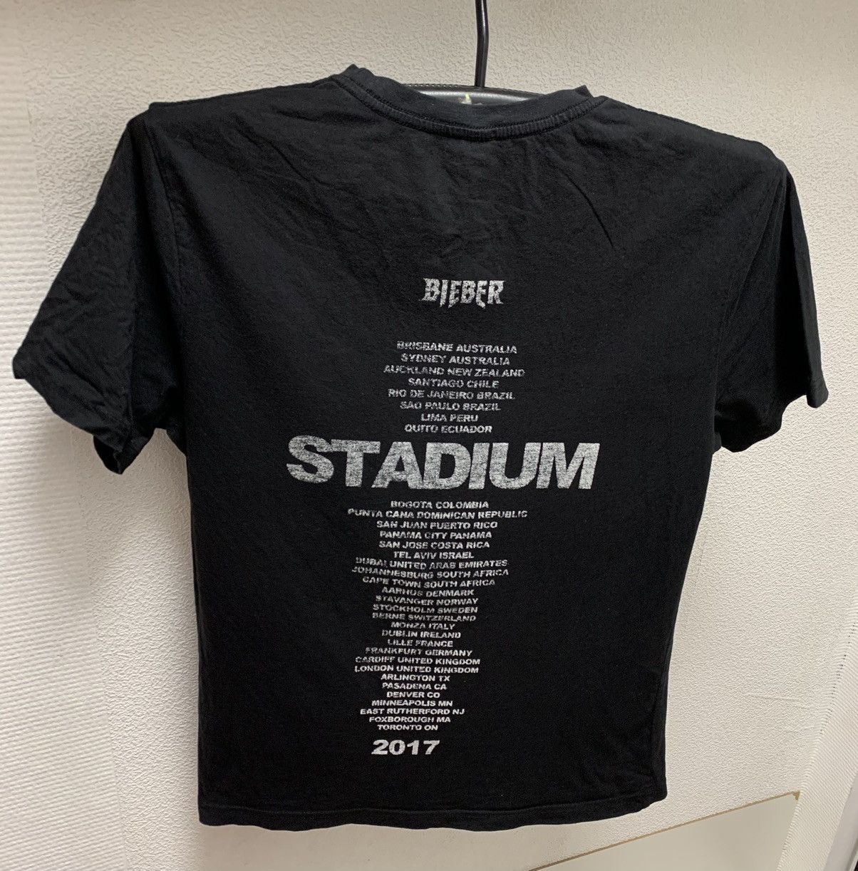 Band Tees Justin bieber stadium tour t-shirt 2017 S sz black Size US S / EU 44-46 / 1 - 2 Thumbnail
