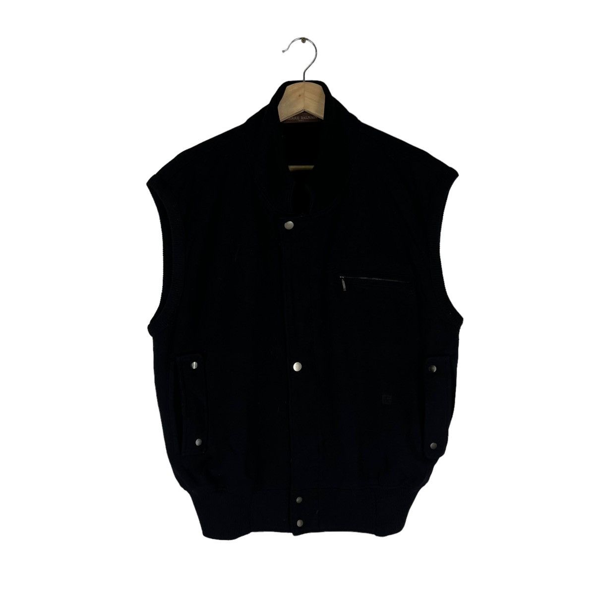Vintage VINTAGE PIERRE BALMAIN PARIS TANKTOP VEST UTILITY DESIGN Size US M / EU 48-50 / 2 - 1 Thumbnail