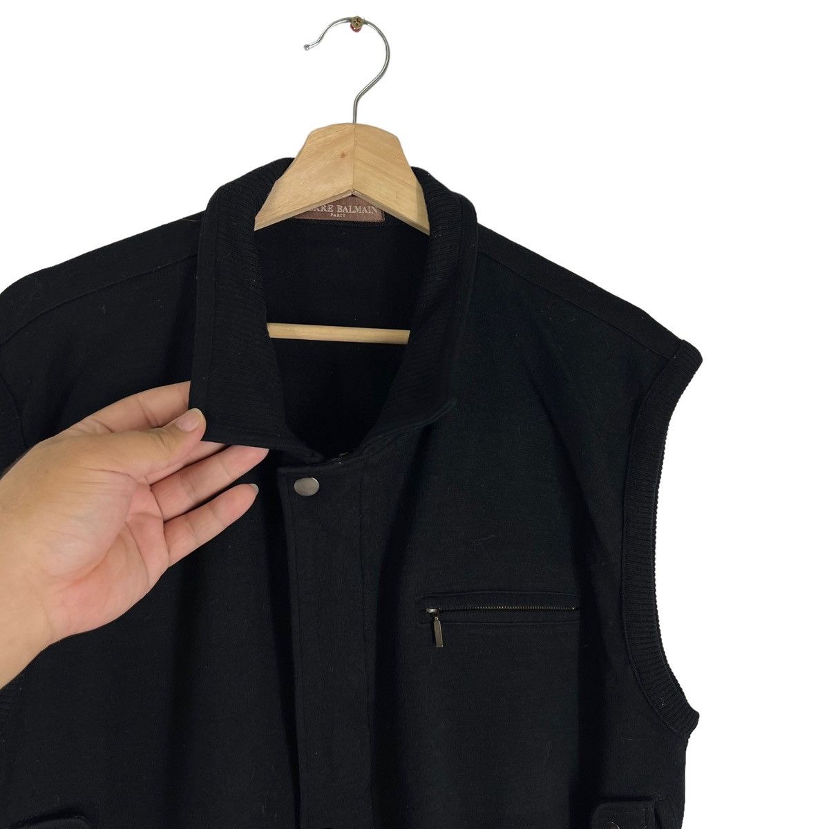 Vintage VINTAGE PIERRE BALMAIN PARIS TANKTOP VEST UTILITY DESIGN Size US M / EU 48-50 / 2 - 9 Thumbnail