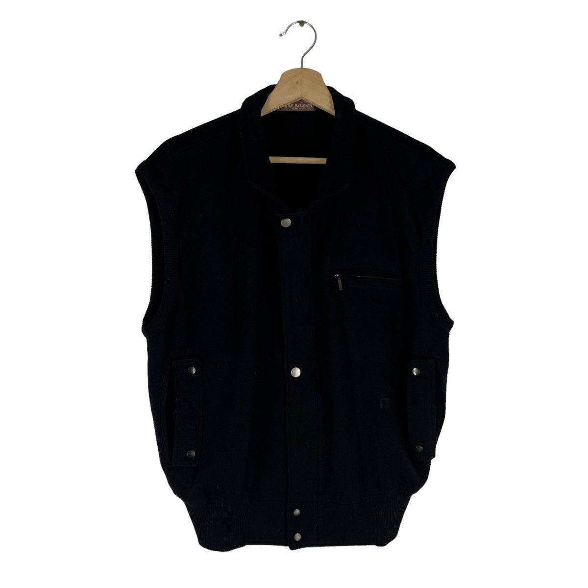 Vintage VINTAGE PIERRE BALMAIN PARIS TANKTOP VEST UTILITY DESIGN Size US M / EU 48-50 / 2 - 8 Thumbnail
