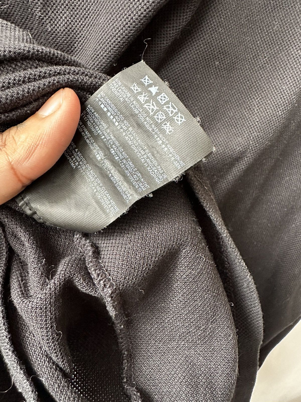 Hedi Slimane × Saint Laurent Paris Leather Mock Neck Polo Hedi Era Size US XXL / EU 58 / 5 - 6 Thumbnail