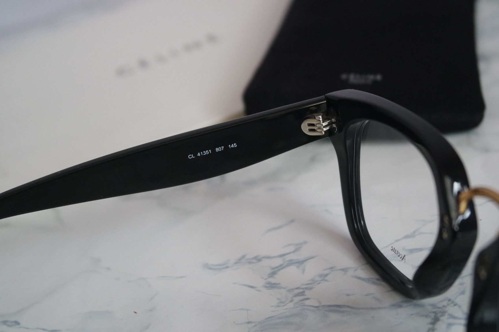 Celine NEW Celine 41351 Bridge Eyeglasses Frame in Black Grailed