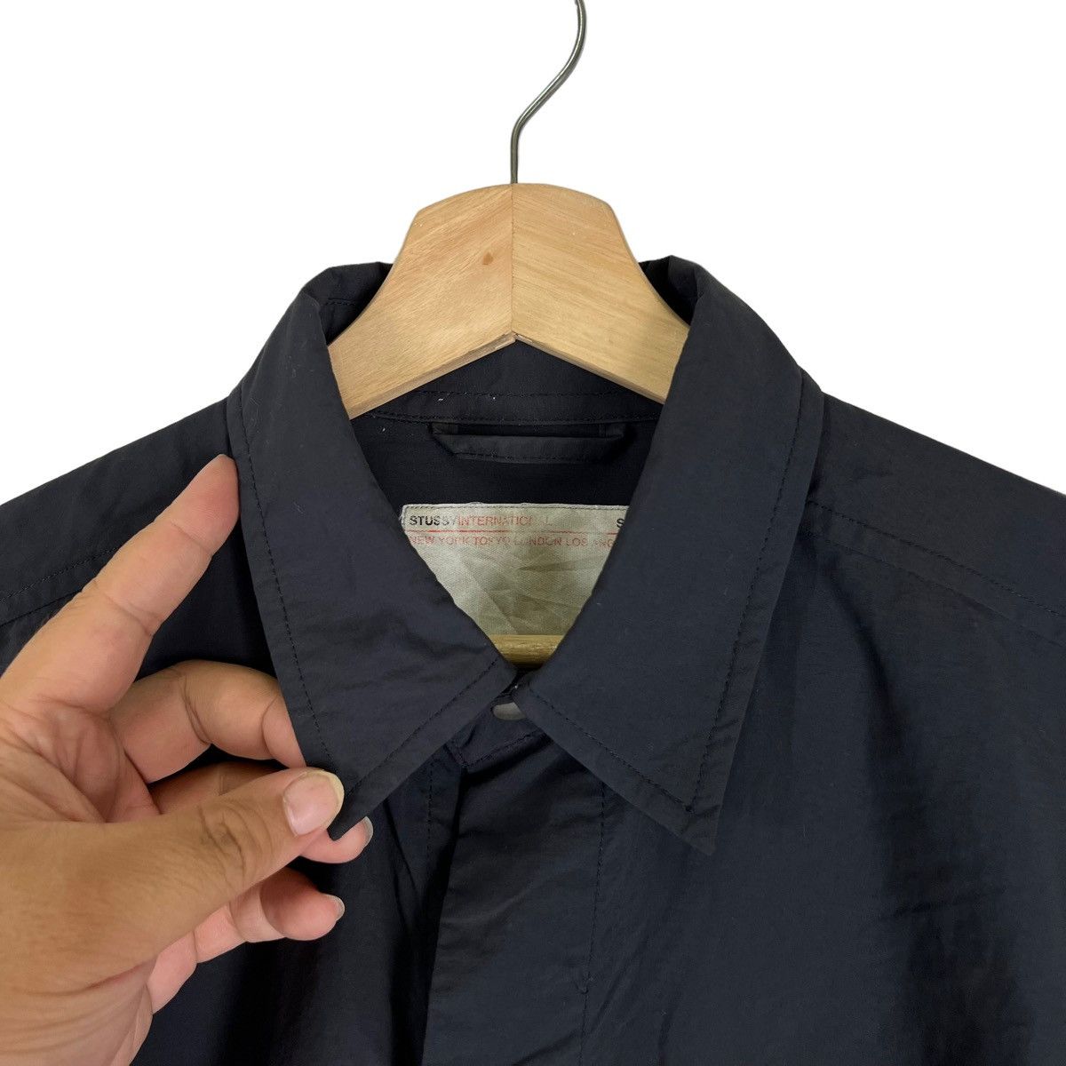 Stussy VINTAGE WORKERS SHIRT STUSSY RARE DESIGN Size US L / EU 52-54 / 3 - 5 Thumbnail