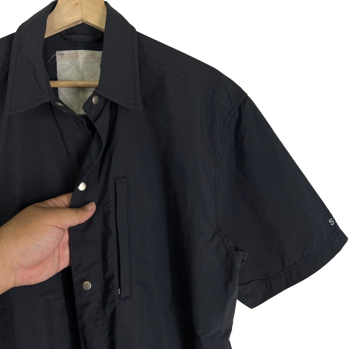 Stussy VINTAGE WORKERS SHIRT STUSSY RARE DESIGN Size US L / EU 52-54 / 3 - 8 Thumbnail