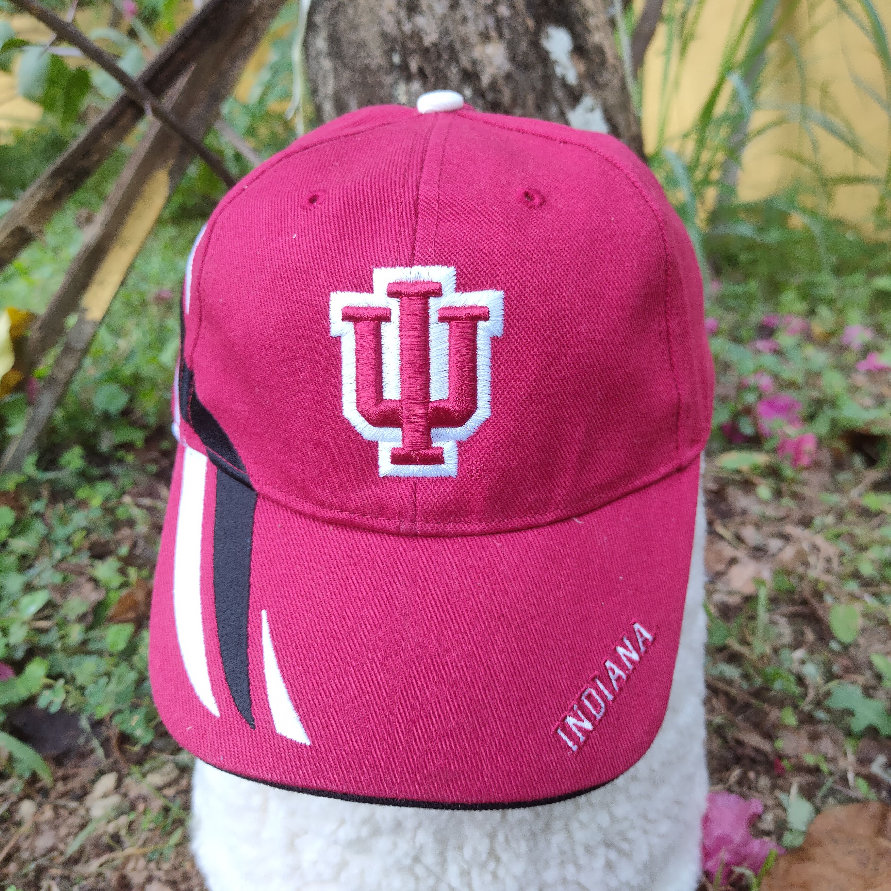Other INDIANA UNIVERSITY Embroidery Spellout Adjustable Cap Size ONE SIZE - 2 Thumbnail
