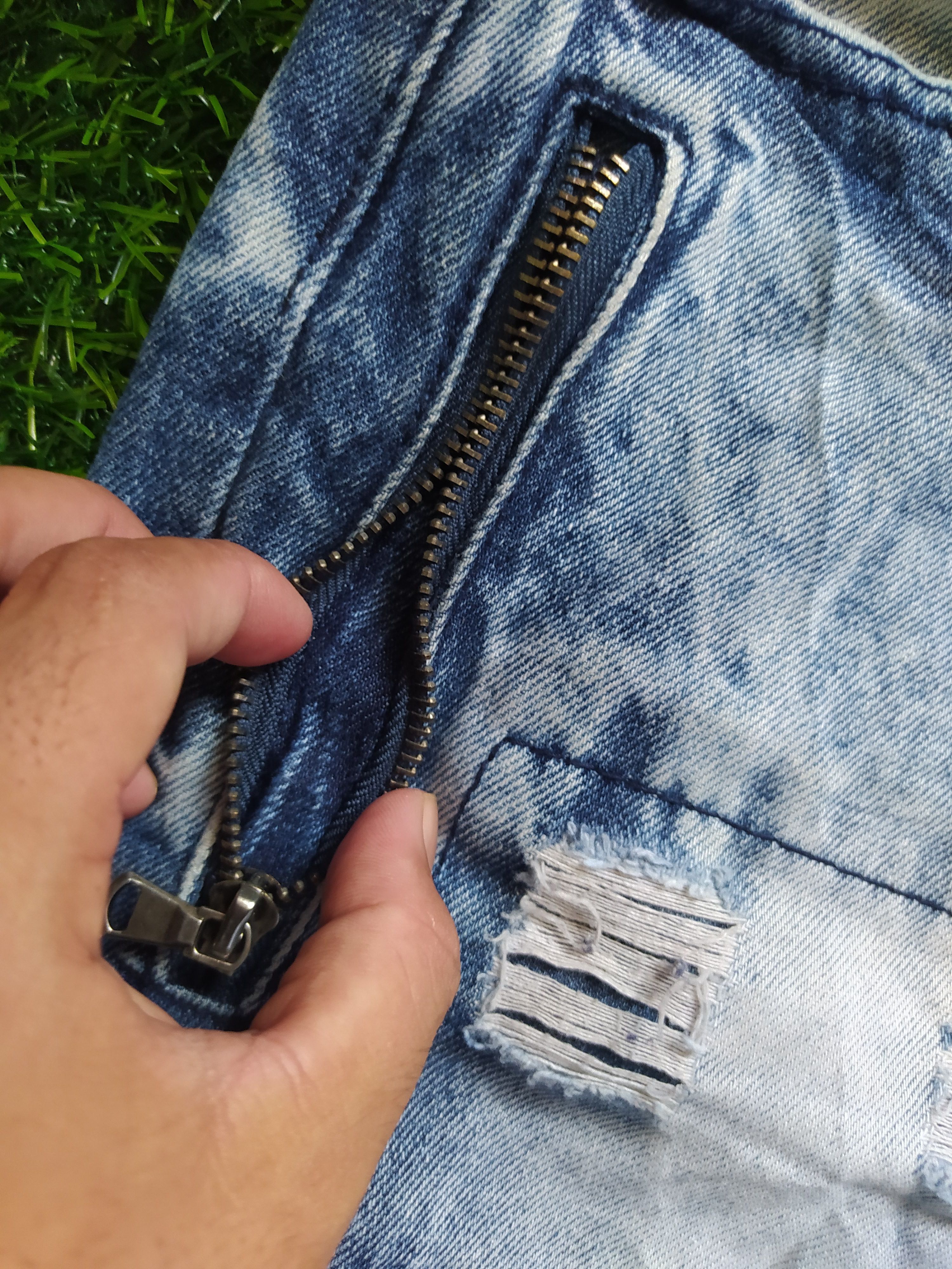 Japanese Brand Stone Wash Distressed Design Jeans Size US 36 / EU 52 - 6 Thumbnail
