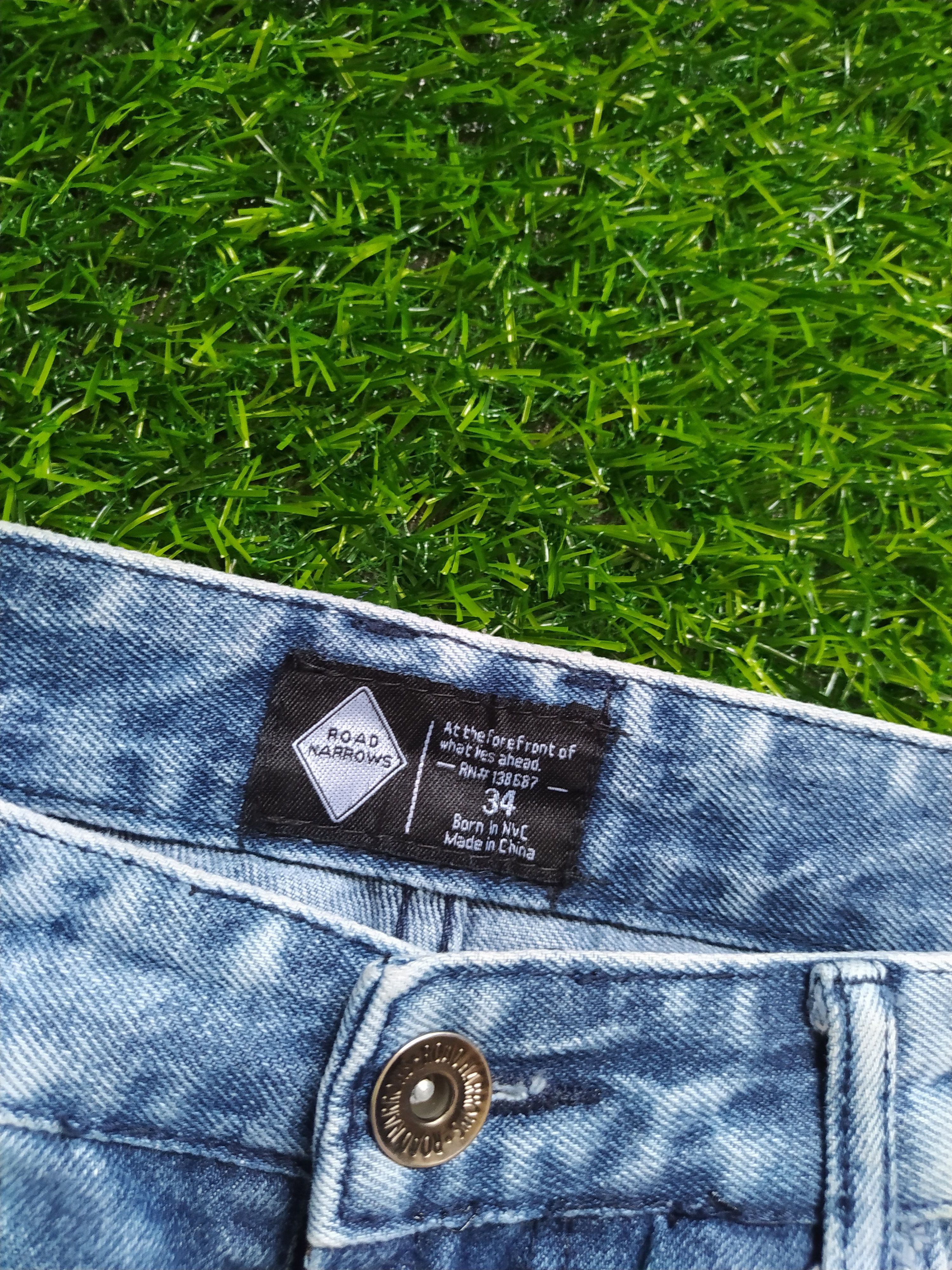 Japanese Brand Stone Wash Distressed Design Jeans Size US 36 / EU 52 - 7 Thumbnail