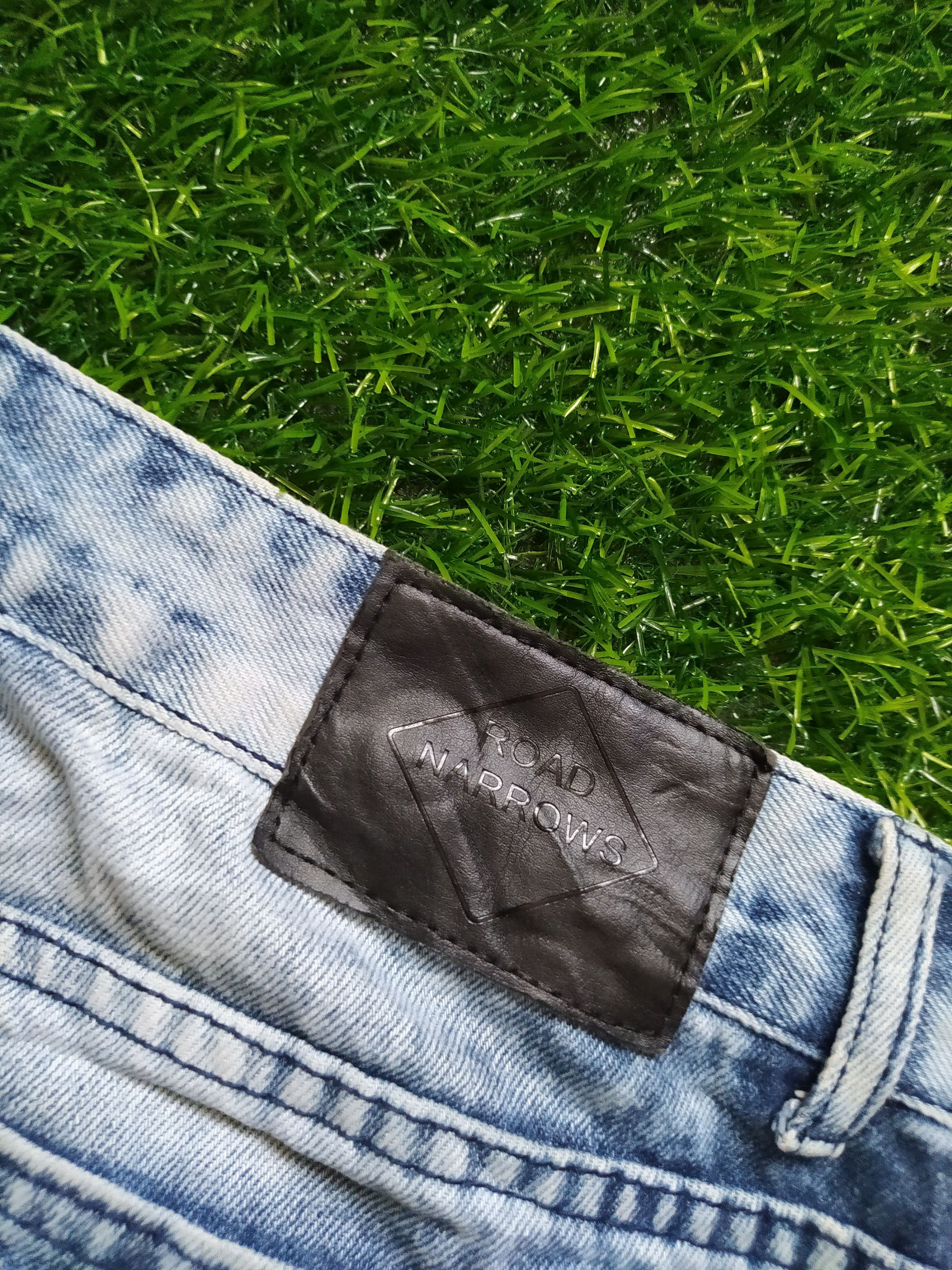 Japanese Brand Stone Wash Distressed Design Jeans Size US 36 / EU 52 - 4 Thumbnail