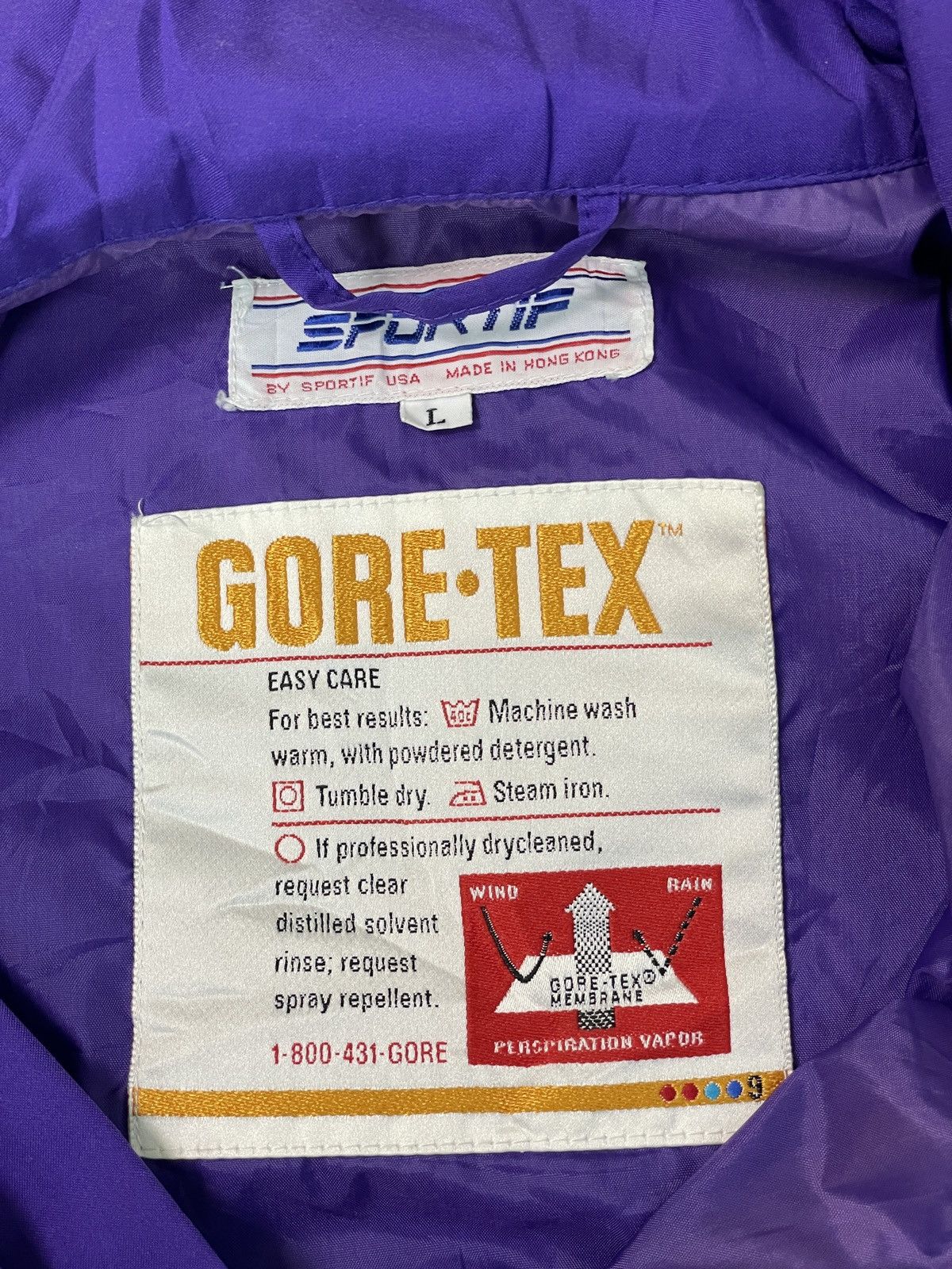 Goretex × Sportif 🔥LAST PRICE🔥Gore-Tex Sportif USA Perspiration Vapor Jacket Size US L / EU 52-54 / 3 - 15 Thumbnail