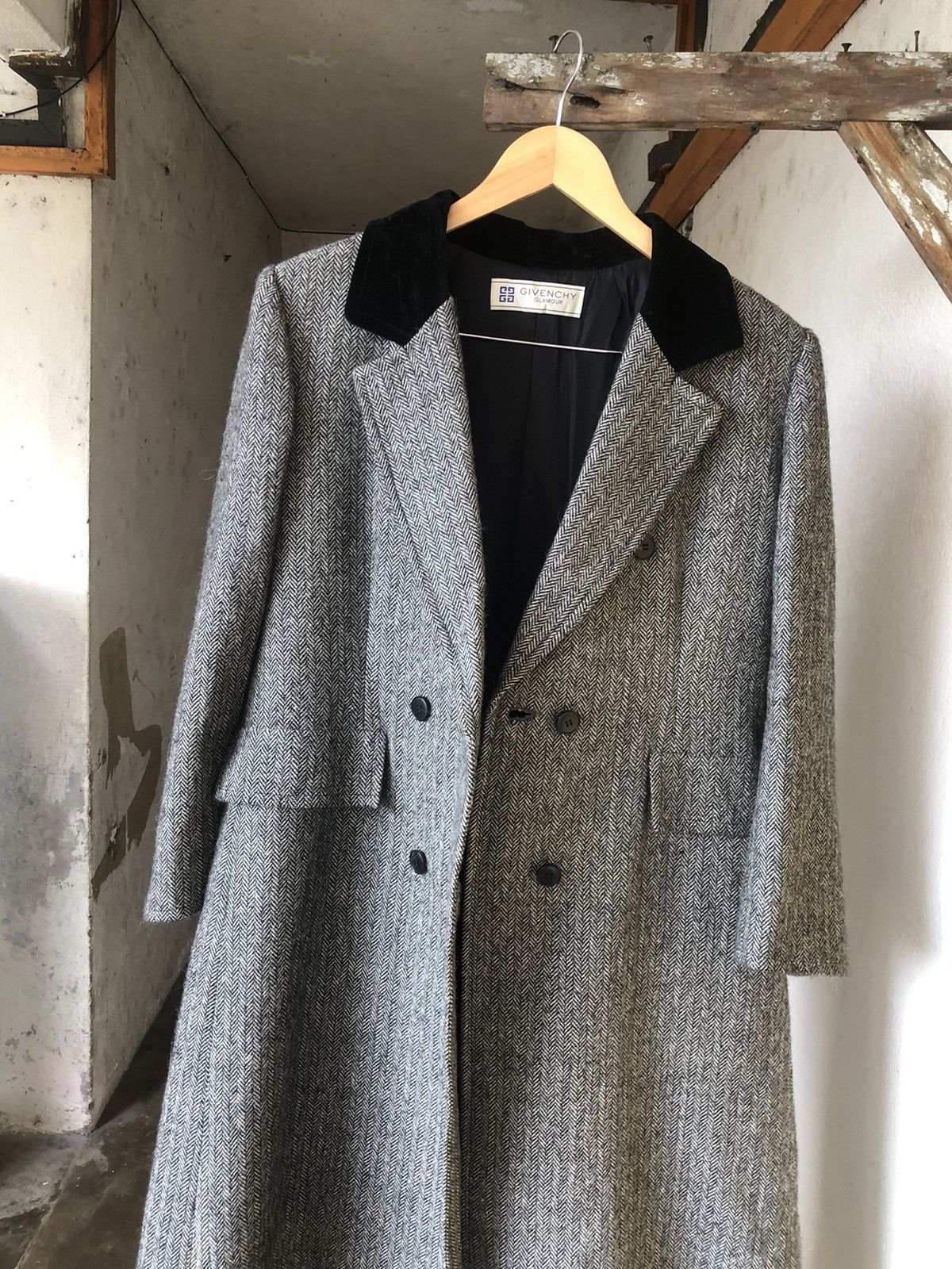 Givenchy Vintage Givenchy Glamour Double Breasted Long Coat Size US M / EU 48-50 / 2 - 18 Thumbnail
