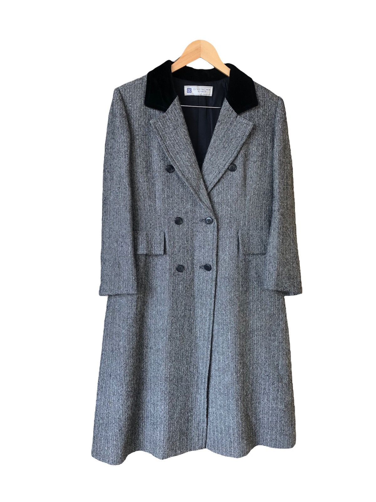Givenchy Vintage Givenchy Glamour Double Breasted Long Coat Size US M / EU 48-50 / 2 - 1 Thumbnail