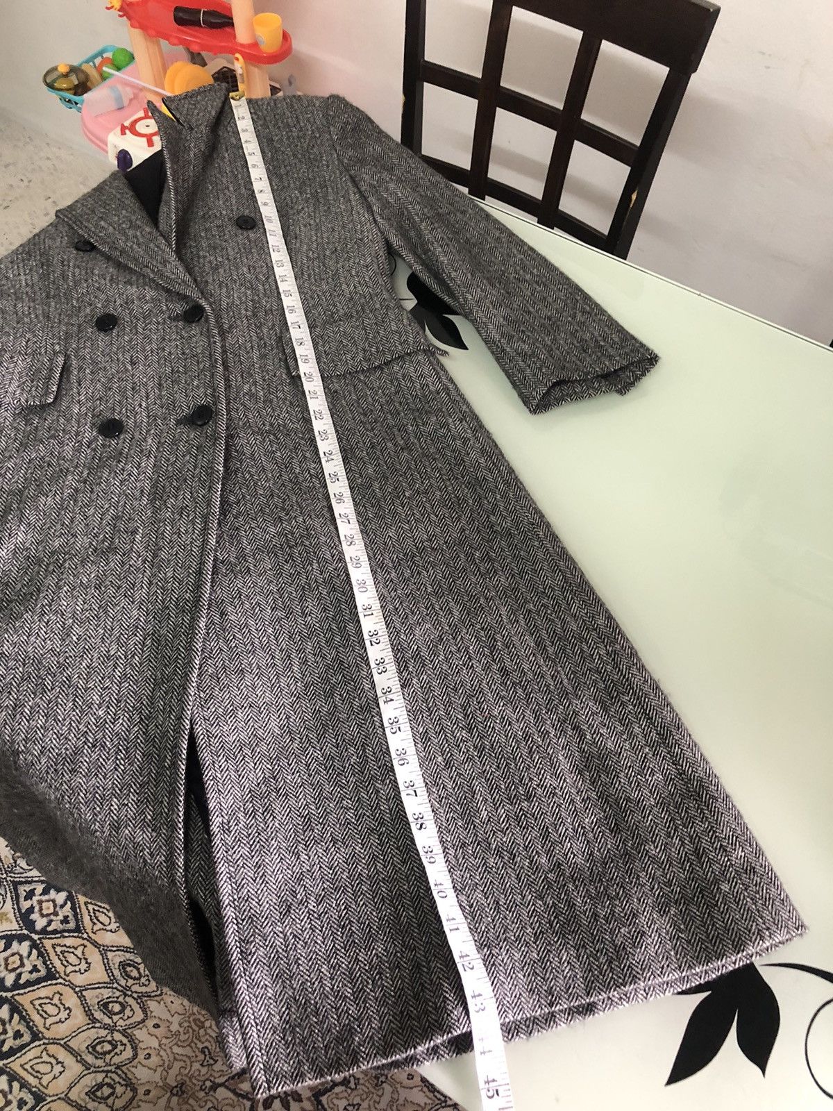 Givenchy Vintage Givenchy Glamour Double Breasted Long Coat Size US M / EU 48-50 / 2 - 25 Thumbnail