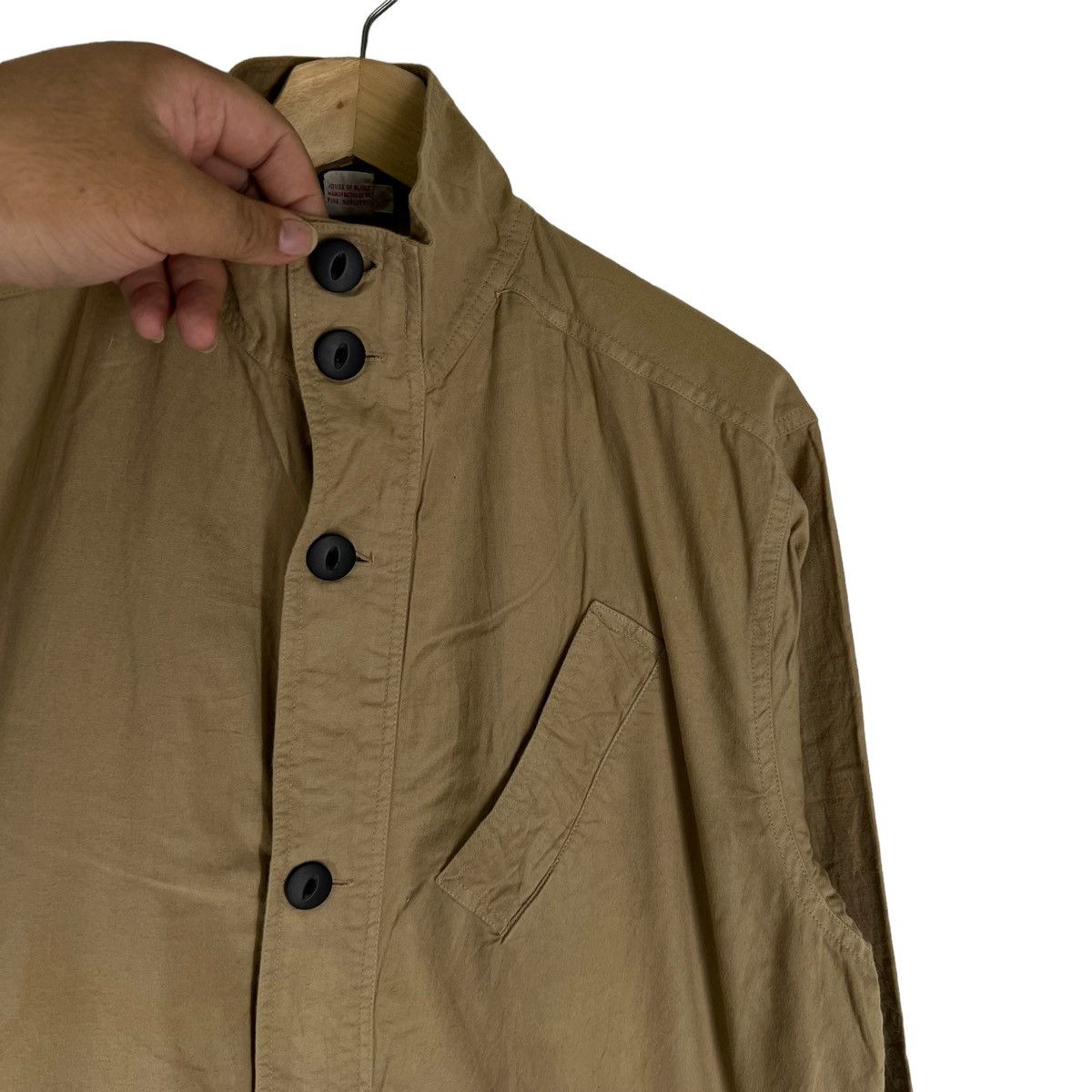 Blue Blue Japan VINTAGE BLUES HIKORY CHORE JACKET ISSEY MIYAKE STYLE Size US M / EU 48-50 / 2 - 4 Thumbnail