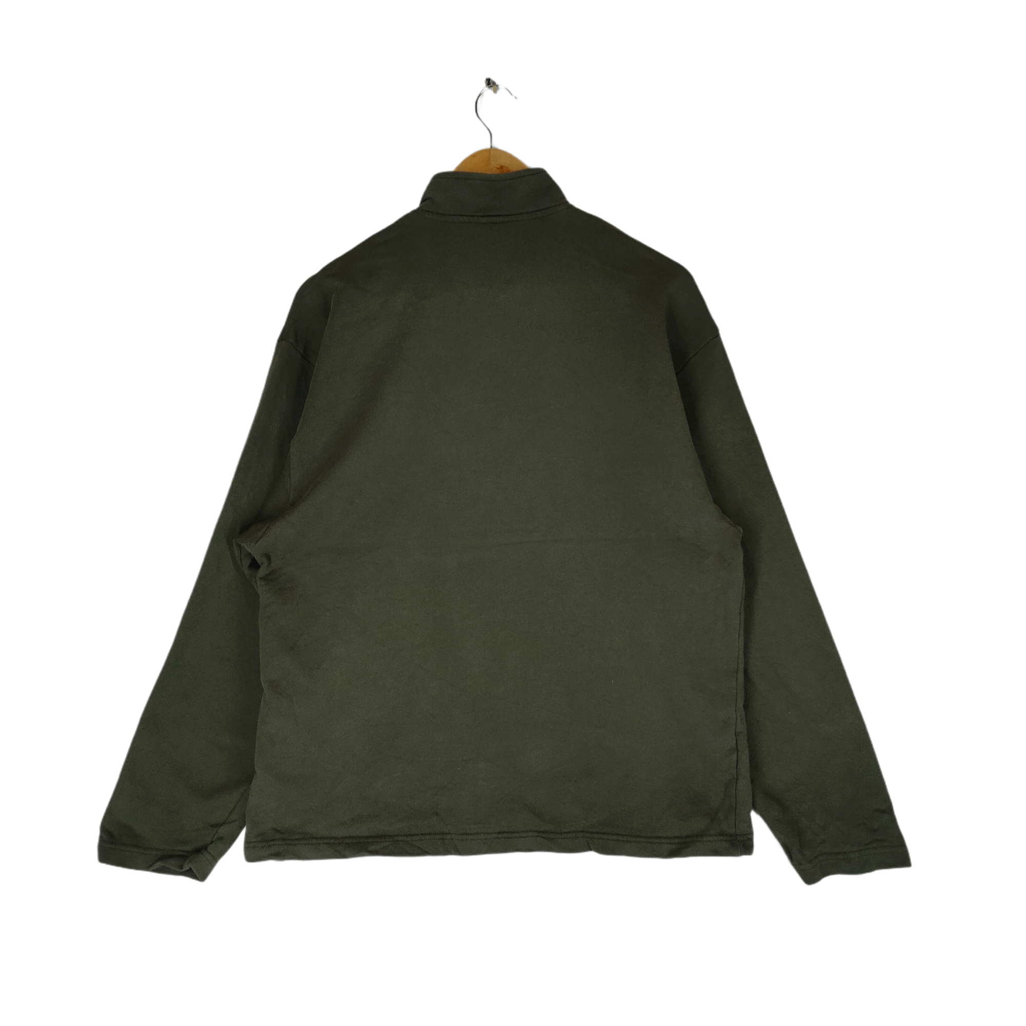Adidas Vintage ADIDAS EMBROIDERY LOGO Neck Zipper Sweatshirt Size US M / EU 48-50 / 2 - 2 Thumbnail