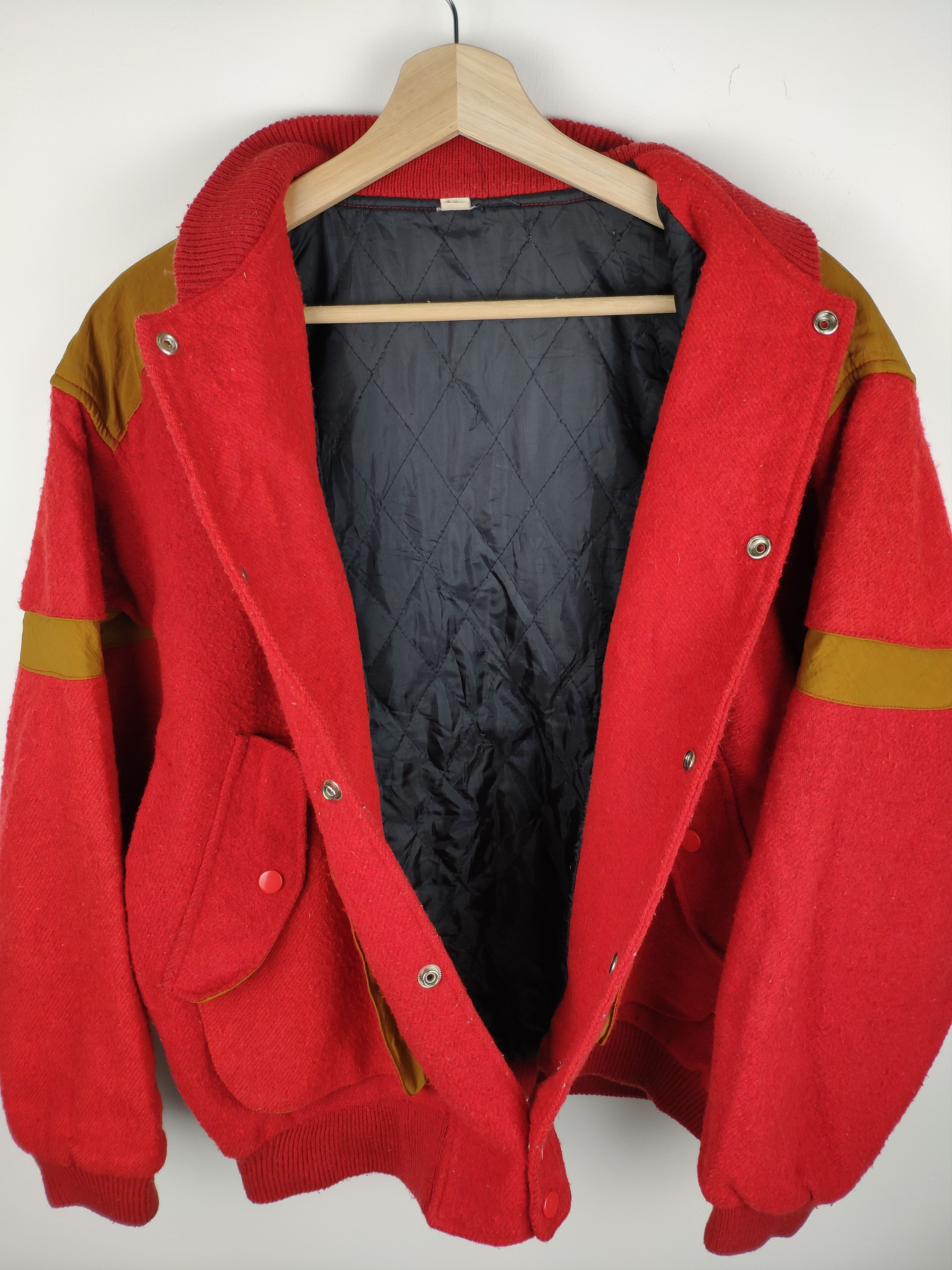Japanese Brand 🇯🇵 Vintage 1990s Bomber Jacket Back Pocket Size US L / EU 52-54 / 3 - 3 Thumbnail