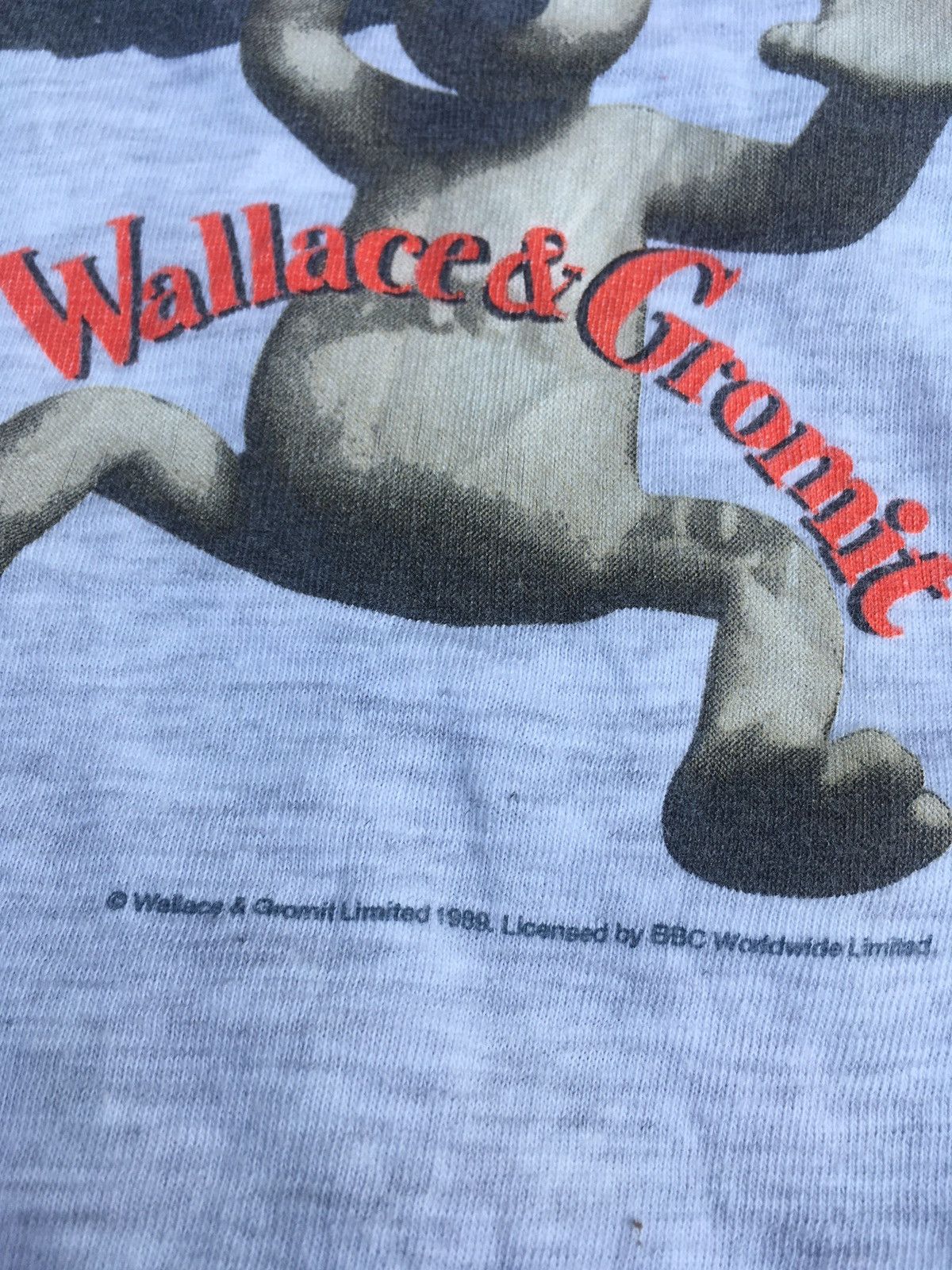 Cartoon Network × Vintage Vintage 90s Wallace & Gromit cartoon tshirt Size US L / EU 52-54 / 3 - 3 Thumbnail