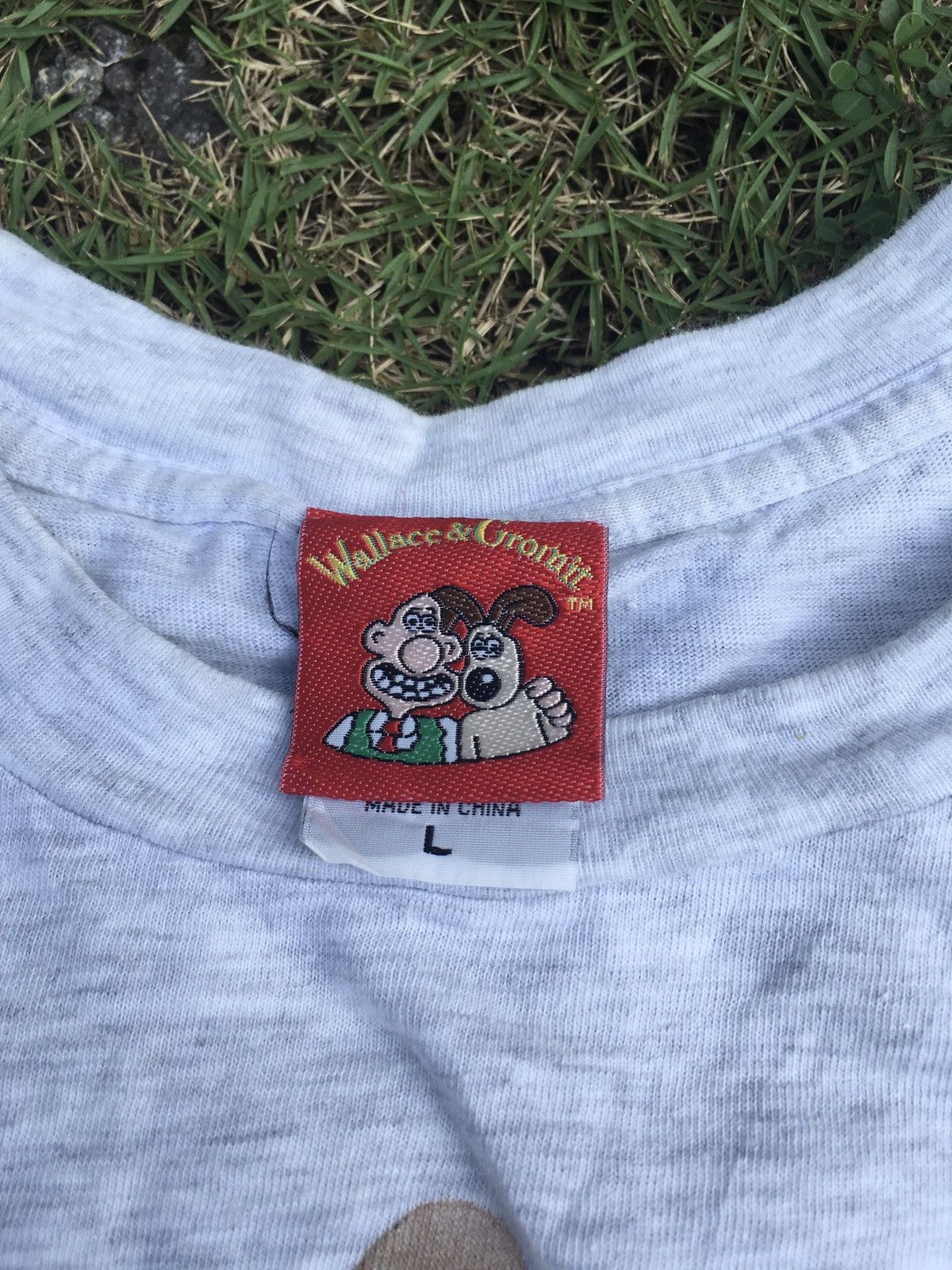 Cartoon Network × Vintage Vintage 90s Wallace & Gromit cartoon tshirt Size US L / EU 52-54 / 3 - 4 Thumbnail