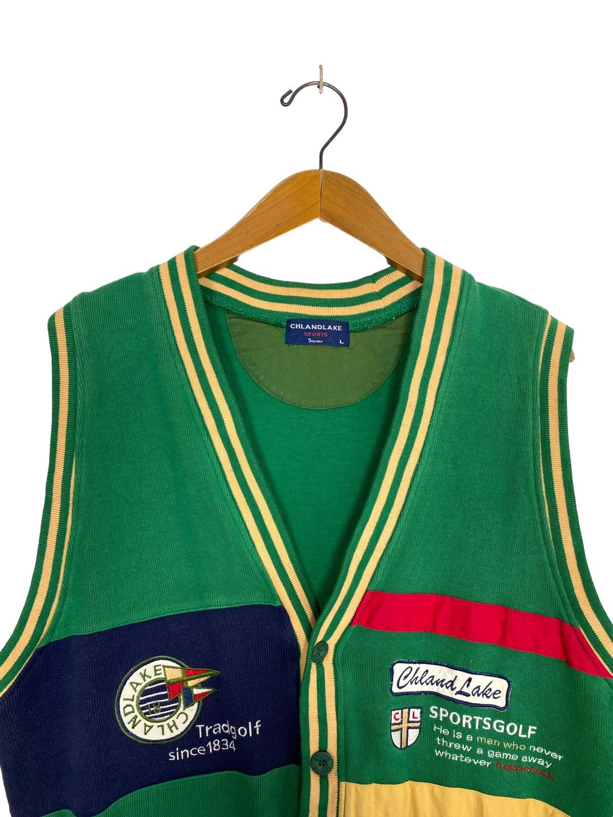 Japanese Brand Rare‼️ Chland Lake Sport Golf Sleevless Embroidery Logo Size US M / EU 48-50 / 2 - 4 Thumbnail