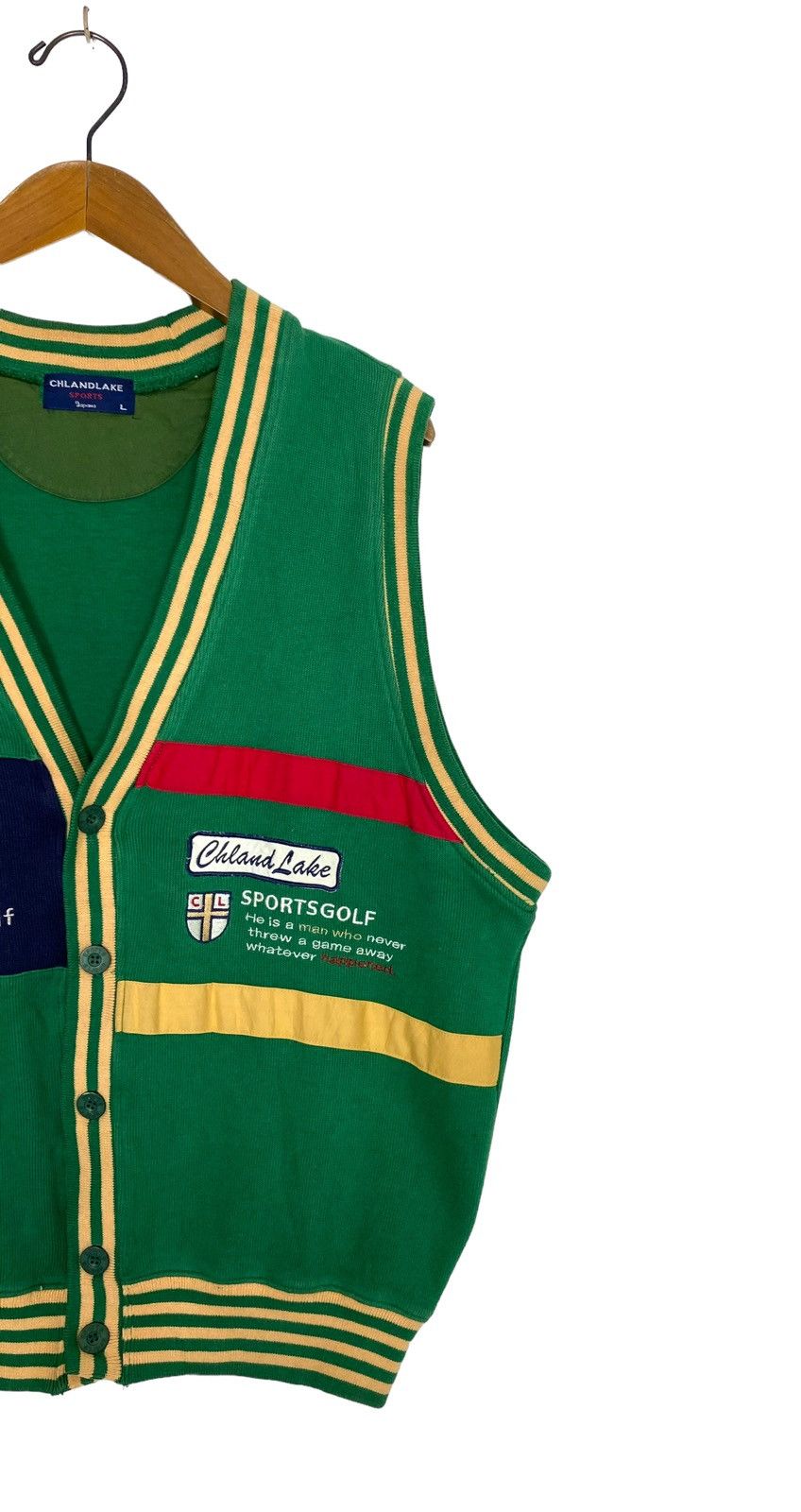 Japanese Brand Rare‼️ Chland Lake Sport Golf Sleevless Embroidery Logo Size US M / EU 48-50 / 2 - 2 Thumbnail