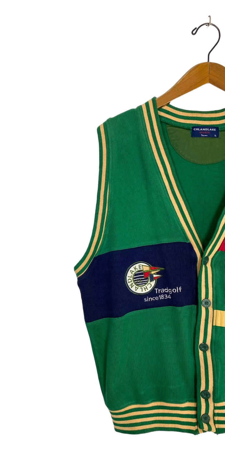 Japanese Brand Rare‼️ Chland Lake Sport Golf Sleevless Embroidery Logo Size US M / EU 48-50 / 2 - 3 Thumbnail