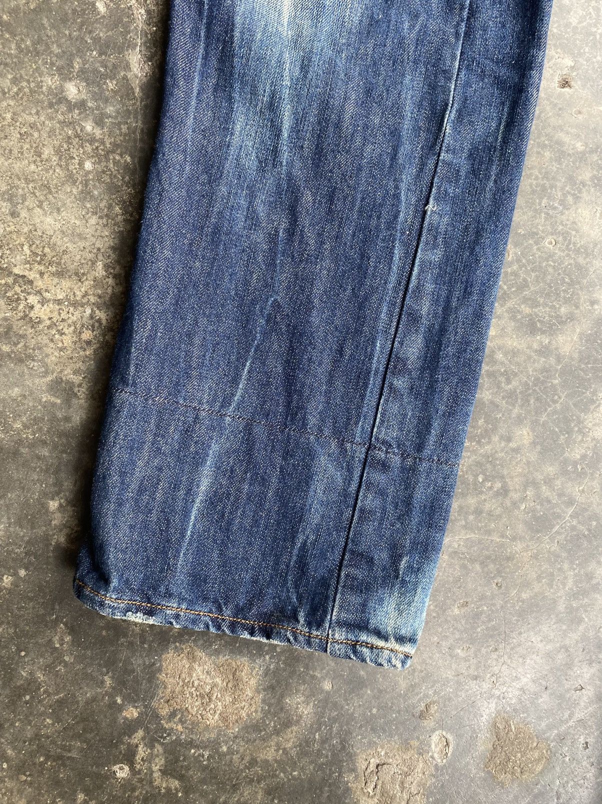 Japanese Brand × Vintage Dominate Handcrafted Double Waits Jeans Size US 35 - 8 Thumbnail