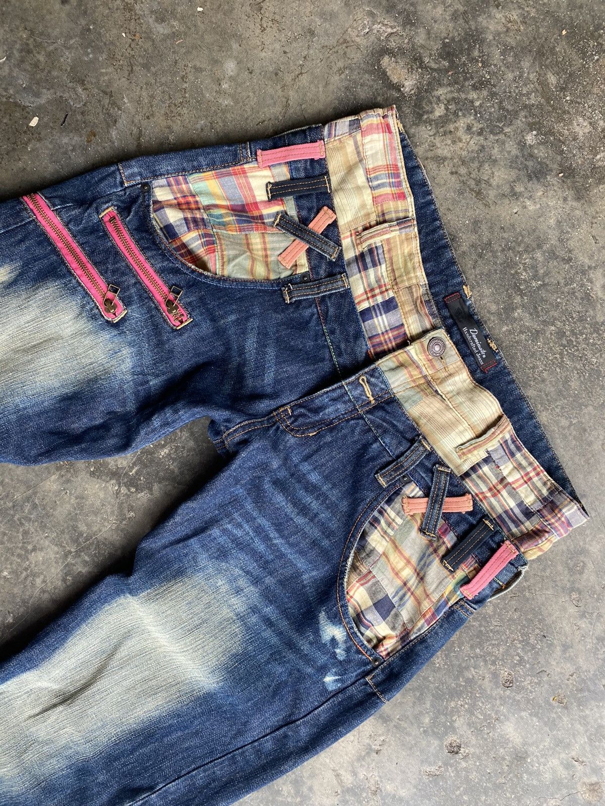 Japanese Brand × Vintage Dominate Handcrafted Double Waits Jeans Size US 35 - 3 Thumbnail