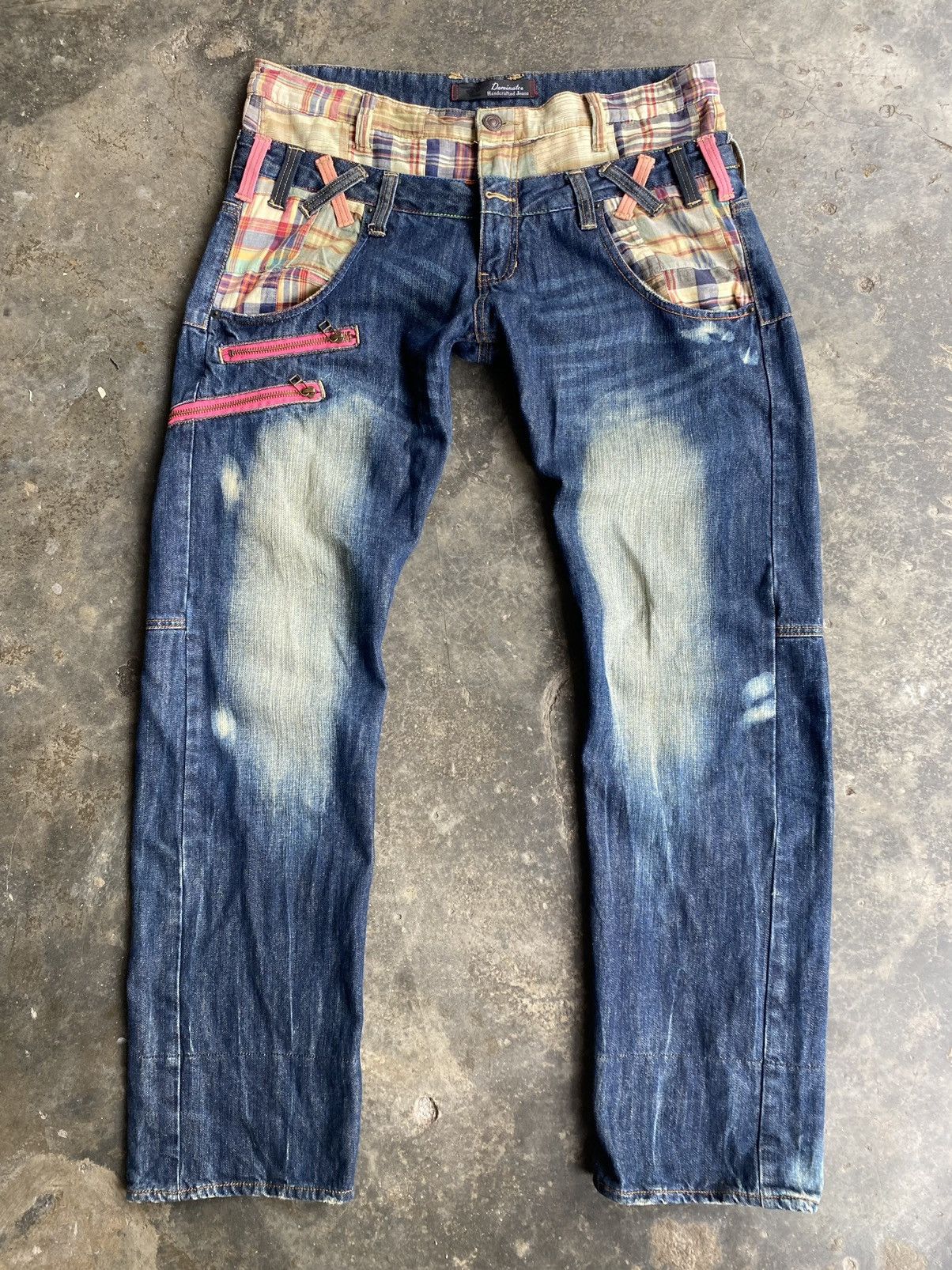Japanese Brand × Vintage Dominate Handcrafted Double Waits Jeans Size US 35 - 1 Thumbnail