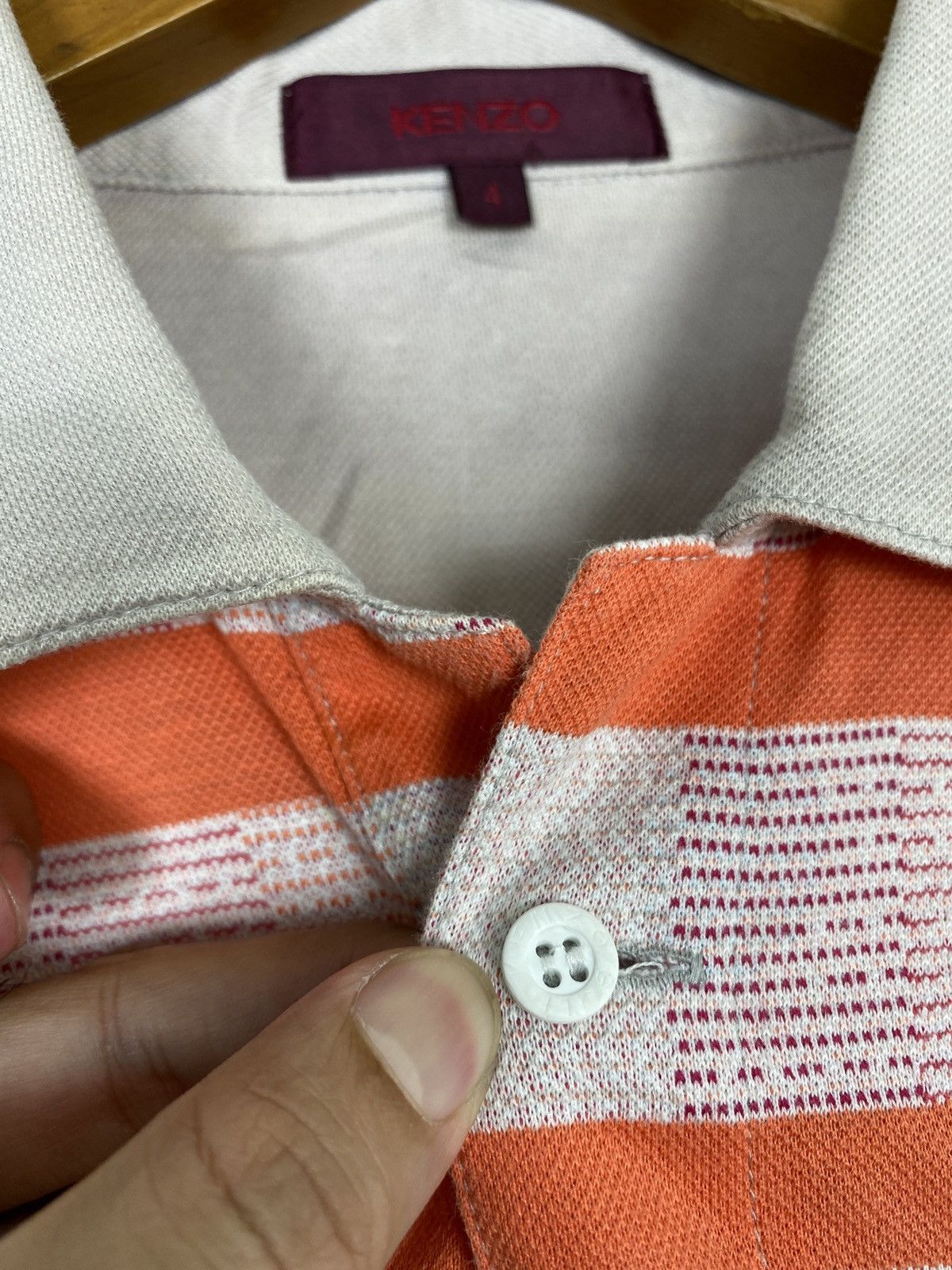 Kenzo Rare‼️Kenzo Golf Polos Stripe Multicolor Embroidery Japan Size US L / EU 52-54 / 3 - 4 Thumbnail