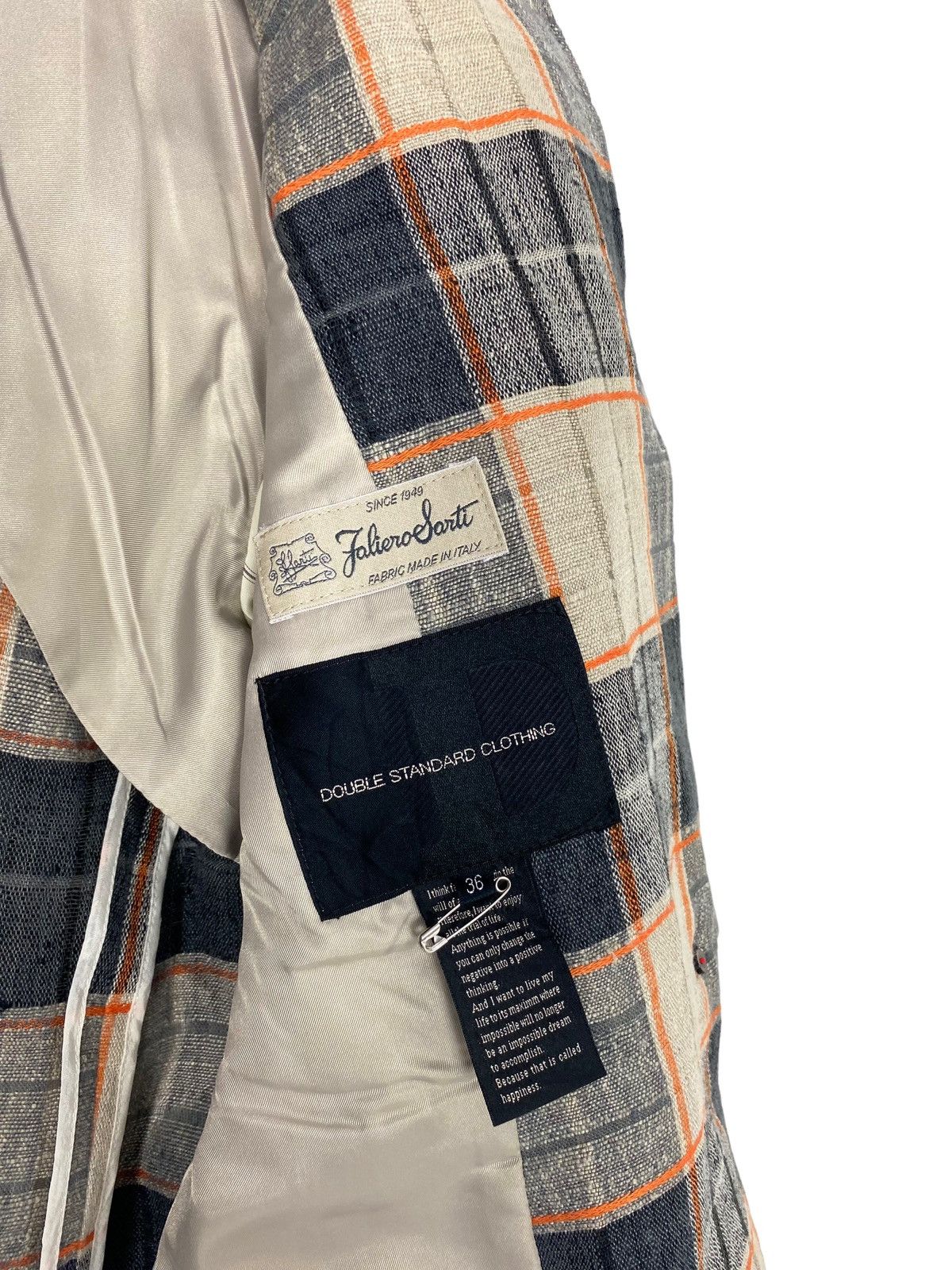 Japanese Brand Rare Double Standard Clothing Single Breasted Blazer Checked Size XS / US 0-2 / IT 36-38 - 8 Thumbnail