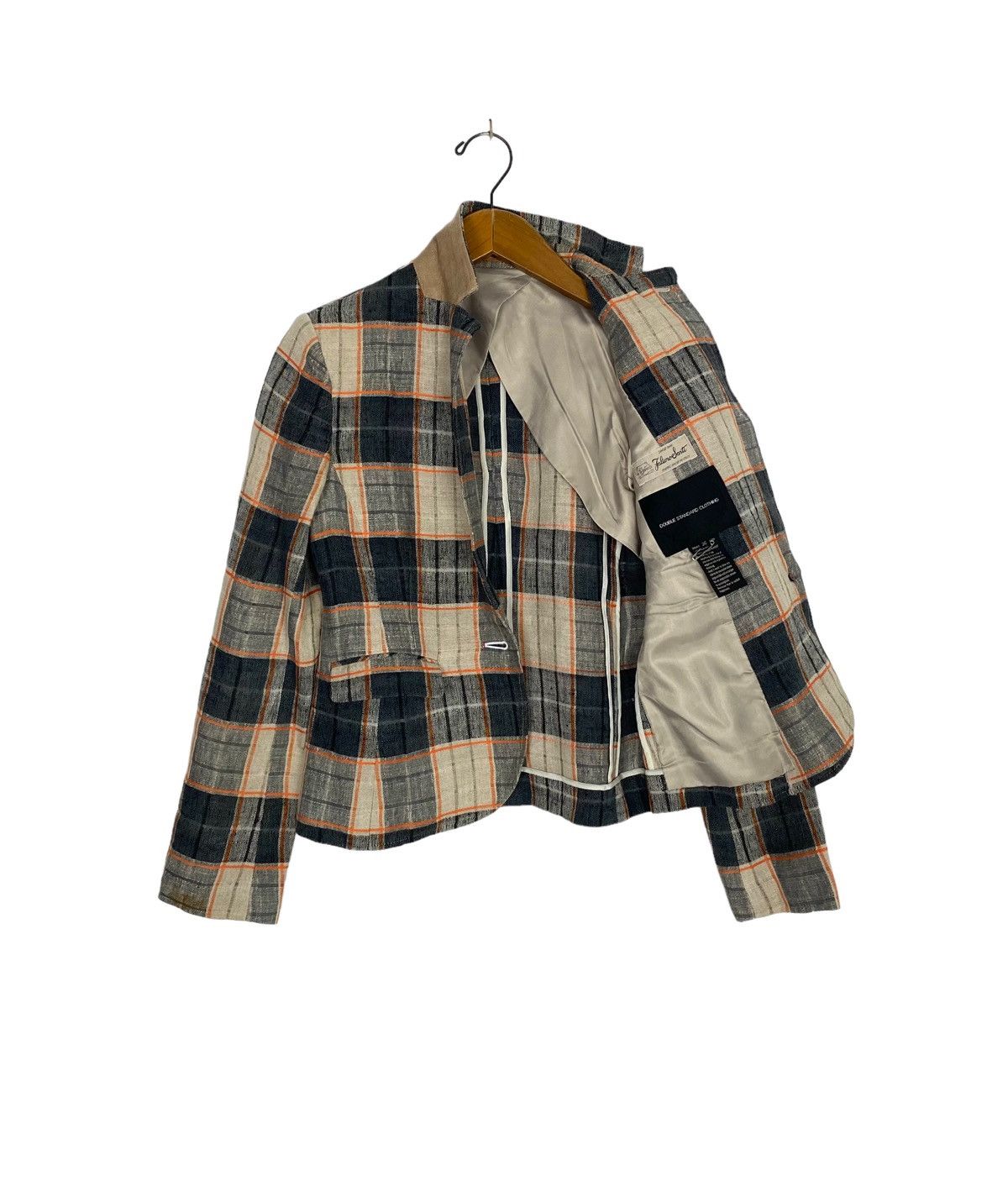 Japanese Brand Rare Double Standard Clothing Single Breasted Blazer Checked Size XS / US 0-2 / IT 36-38 - 3 Thumbnail