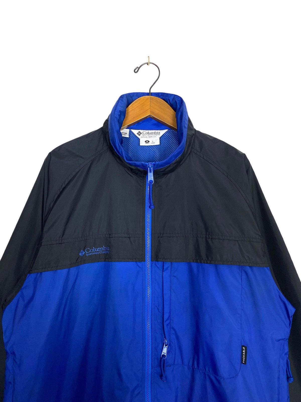 Columbia Rare Columbia Light Windbreker Jacket Embroidery Small Logo Size US M / EU 48-50 / 2 - 2 Thumbnail