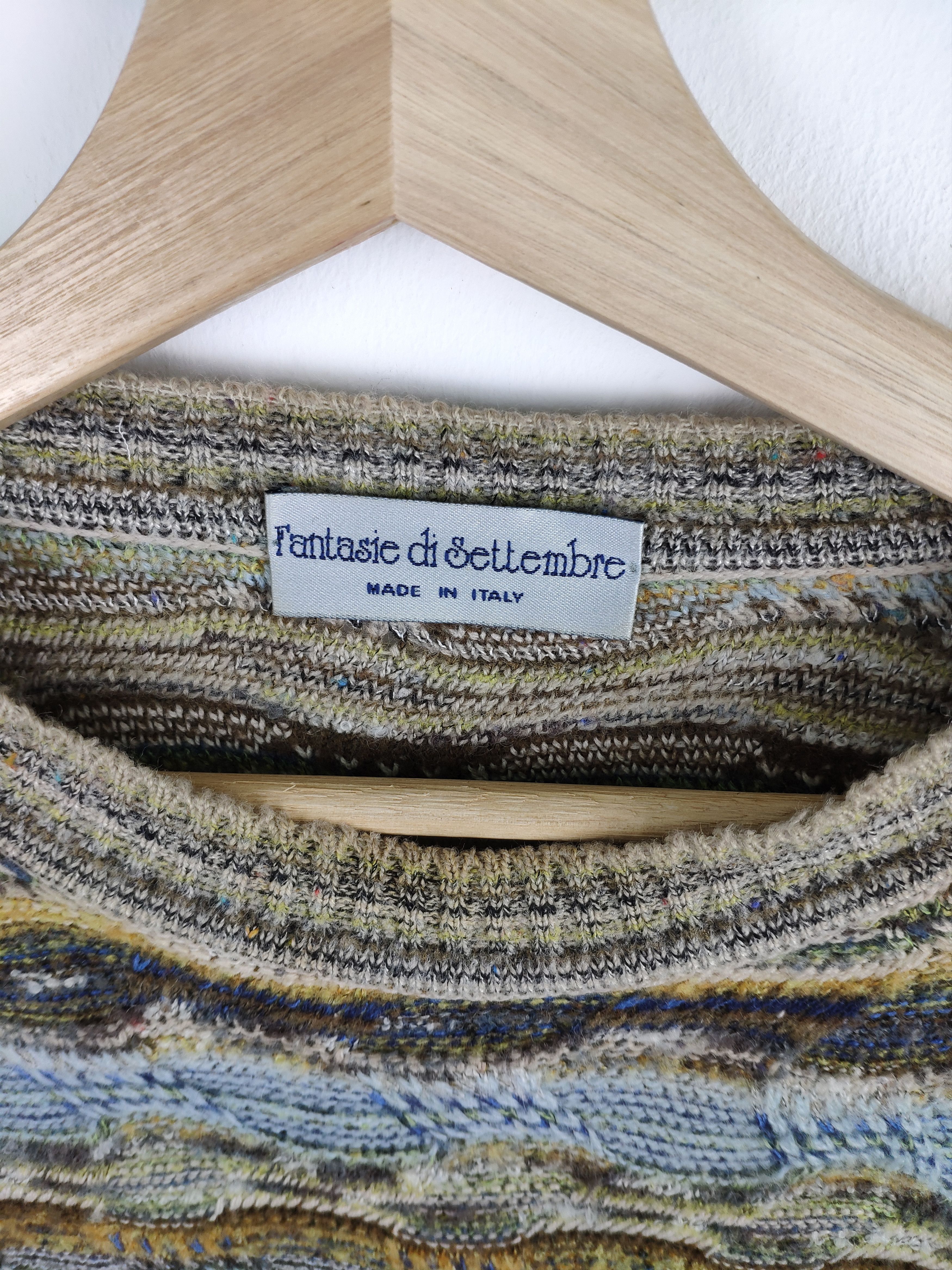 Coogi × Vintage Vintage Wool Knit Sweater Coogi Inspired Style Made In Italy Size US M / EU 48-50 / 2 - 4 Thumbnail