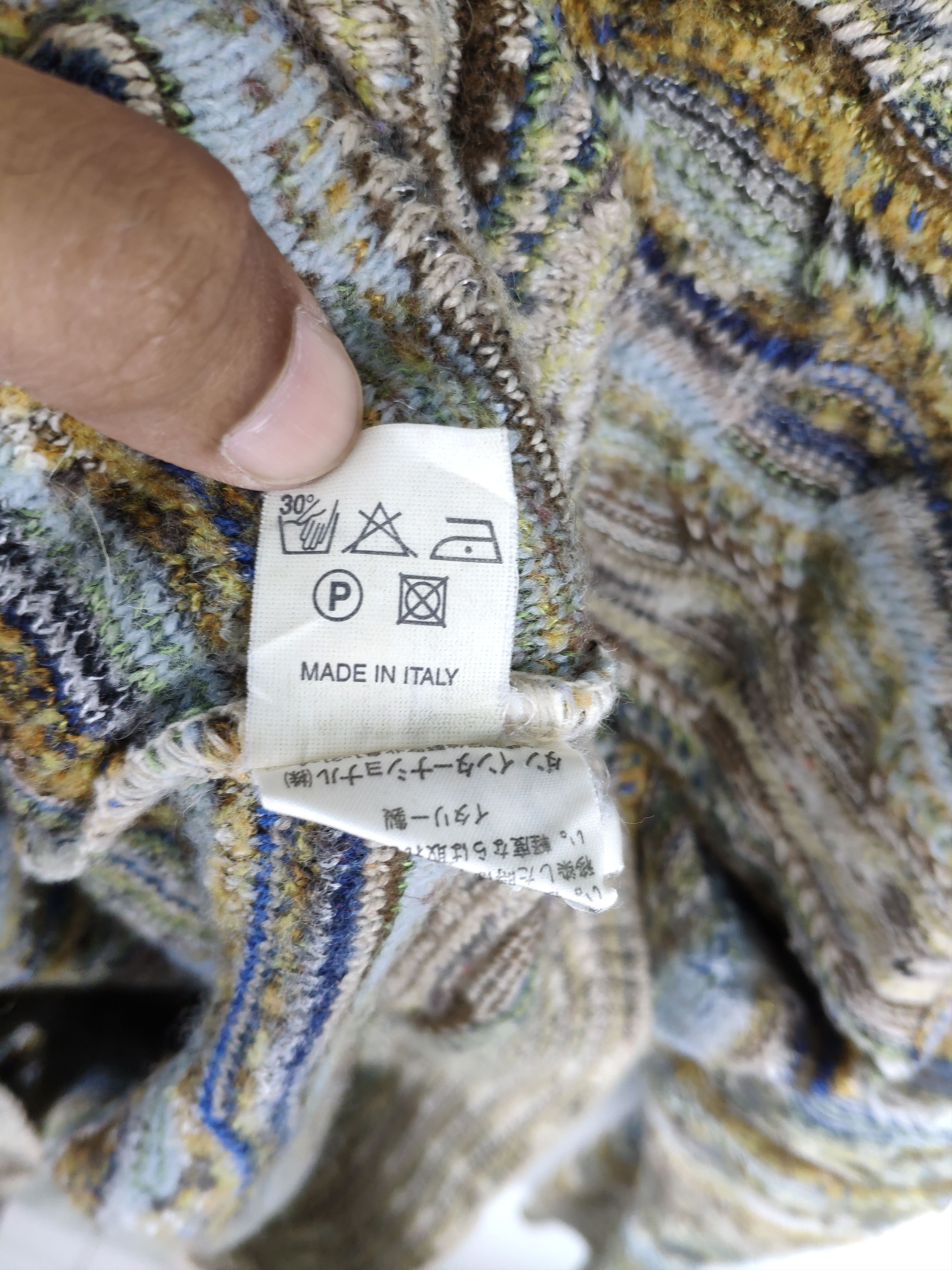 Coogi × Vintage Vintage Wool Knit Sweater Coogi Inspired Style Made In Italy Size US M / EU 48-50 / 2 - 6 Thumbnail