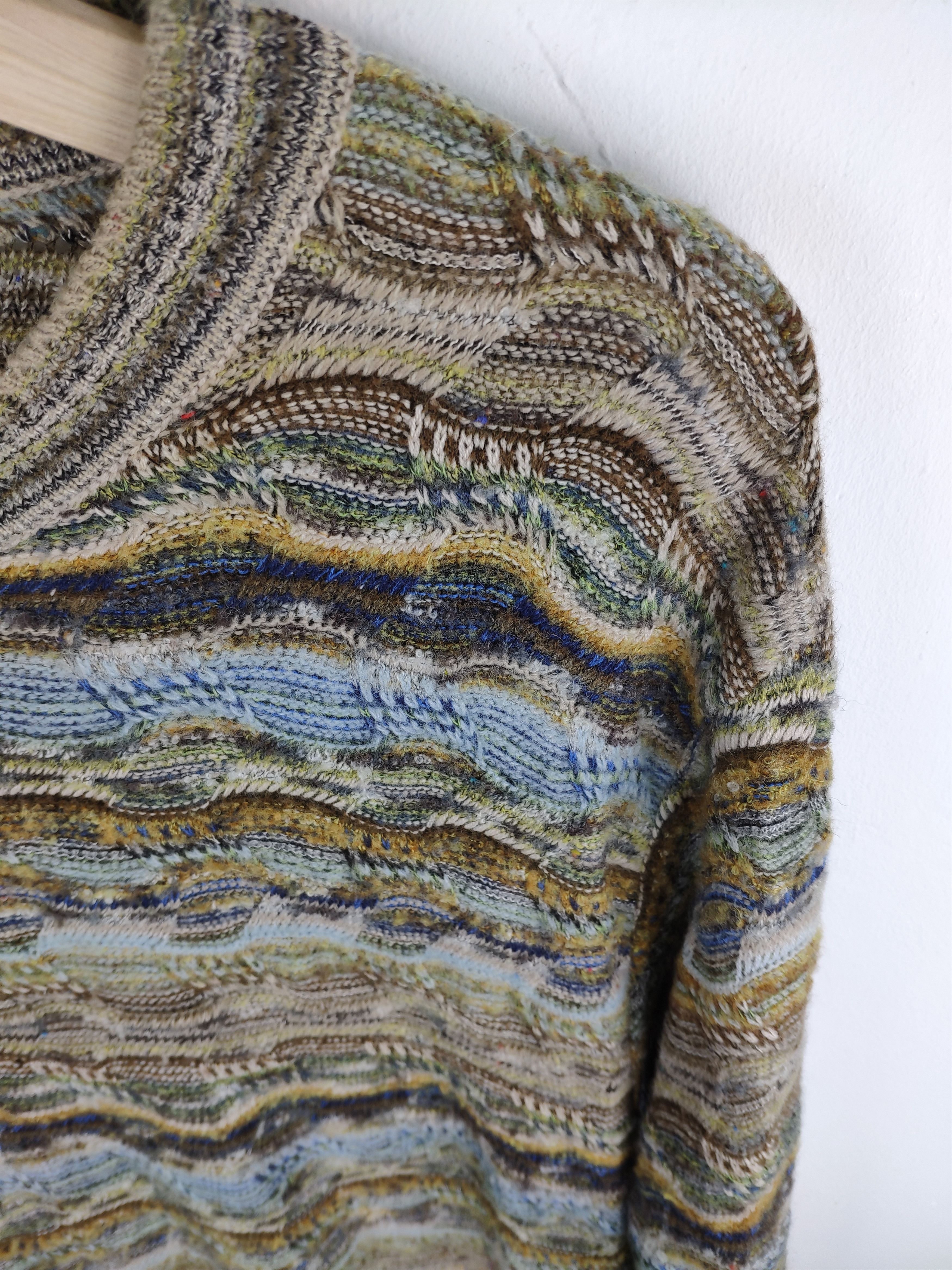 Coogi × Vintage Vintage Wool Knit Sweater Coogi Inspired Style Made In Italy Size US M / EU 48-50 / 2 - 3 Thumbnail