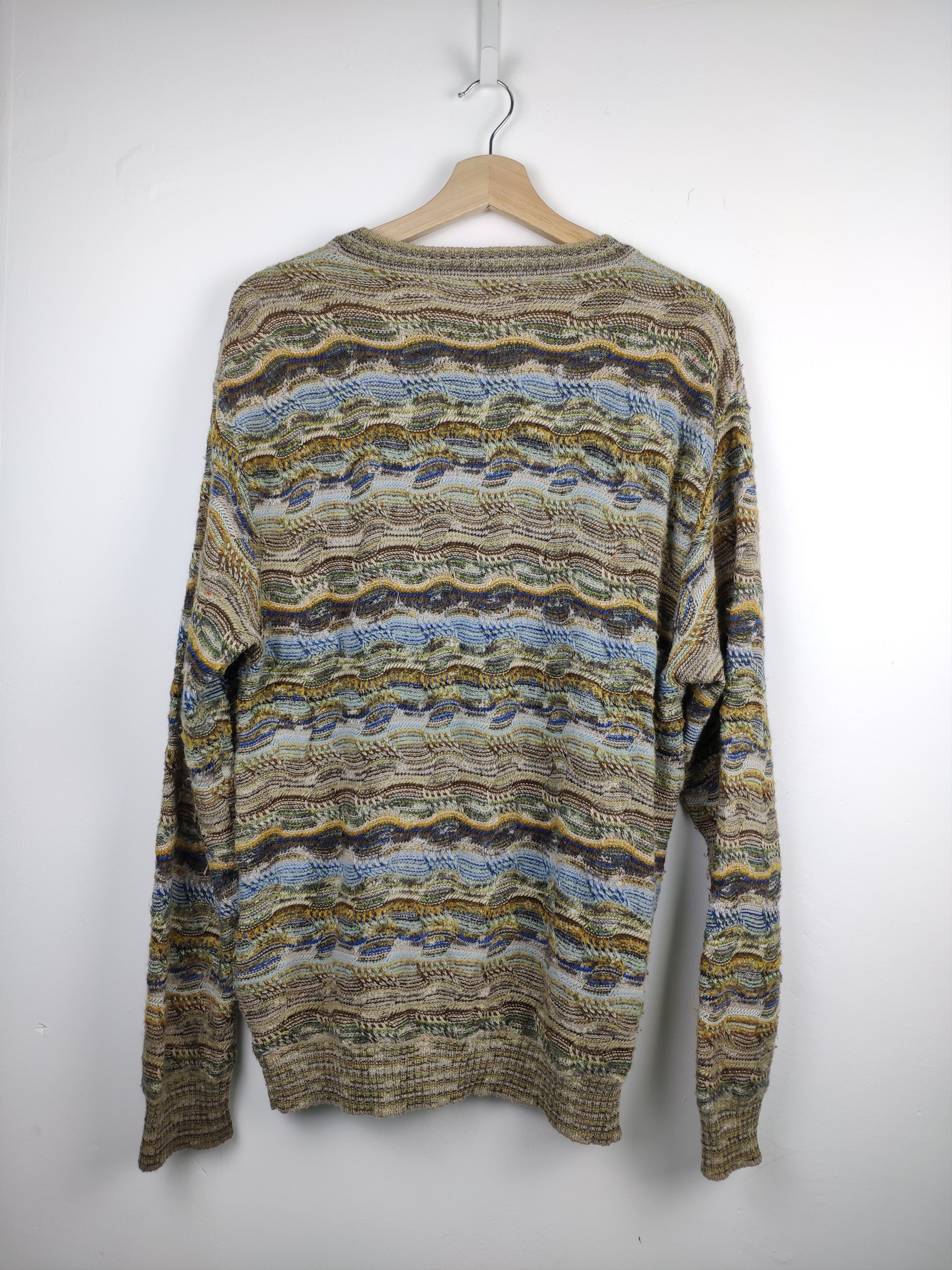 Coogi × Vintage Vintage Wool Knit Sweater Coogi Inspired Style Made In Italy Size US M / EU 48-50 / 2 - 7 Thumbnail
