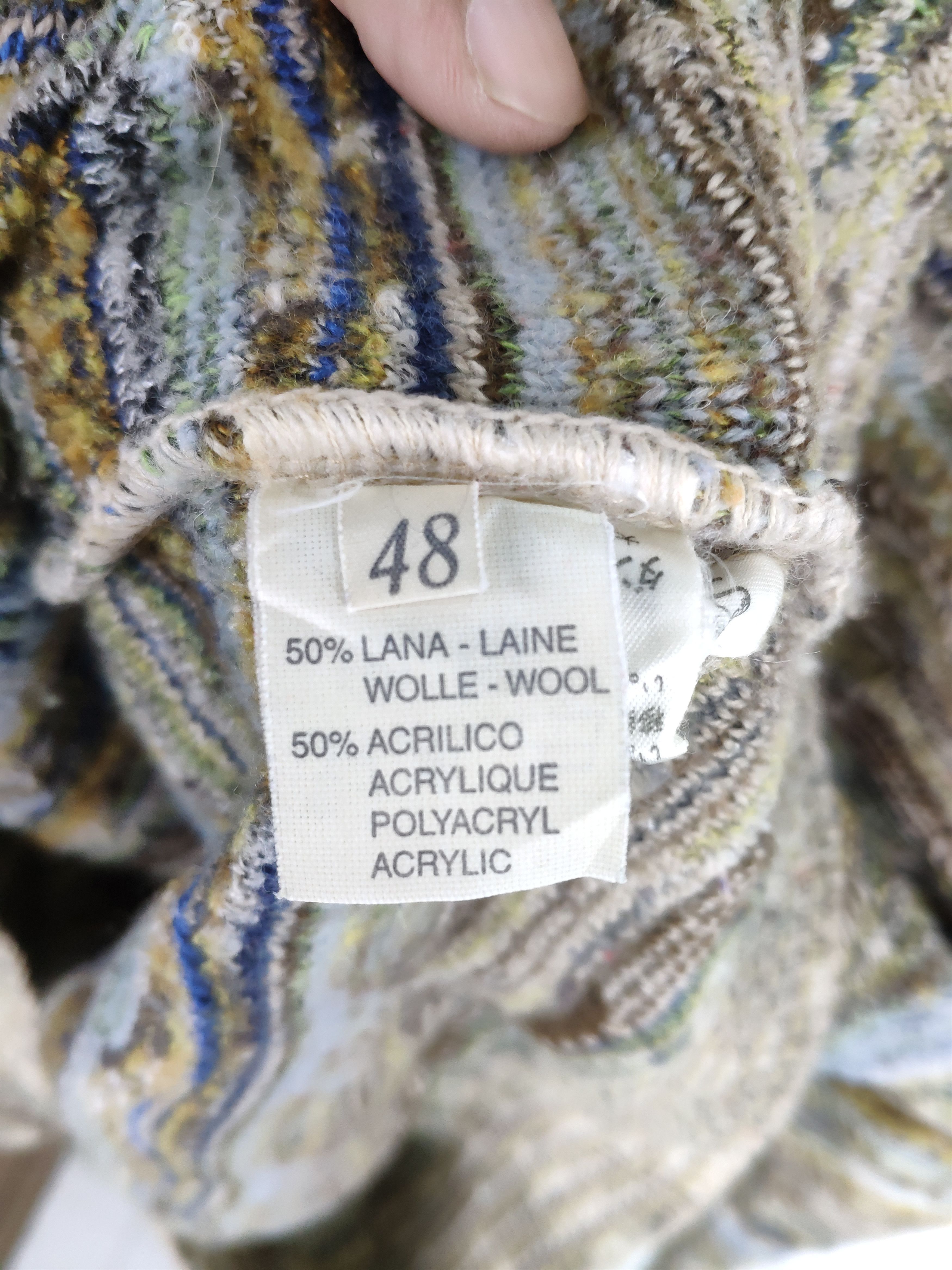 Coogi × Vintage Vintage Wool Knit Sweater Coogi Inspired Style Made In Italy Size US M / EU 48-50 / 2 - 5 Thumbnail