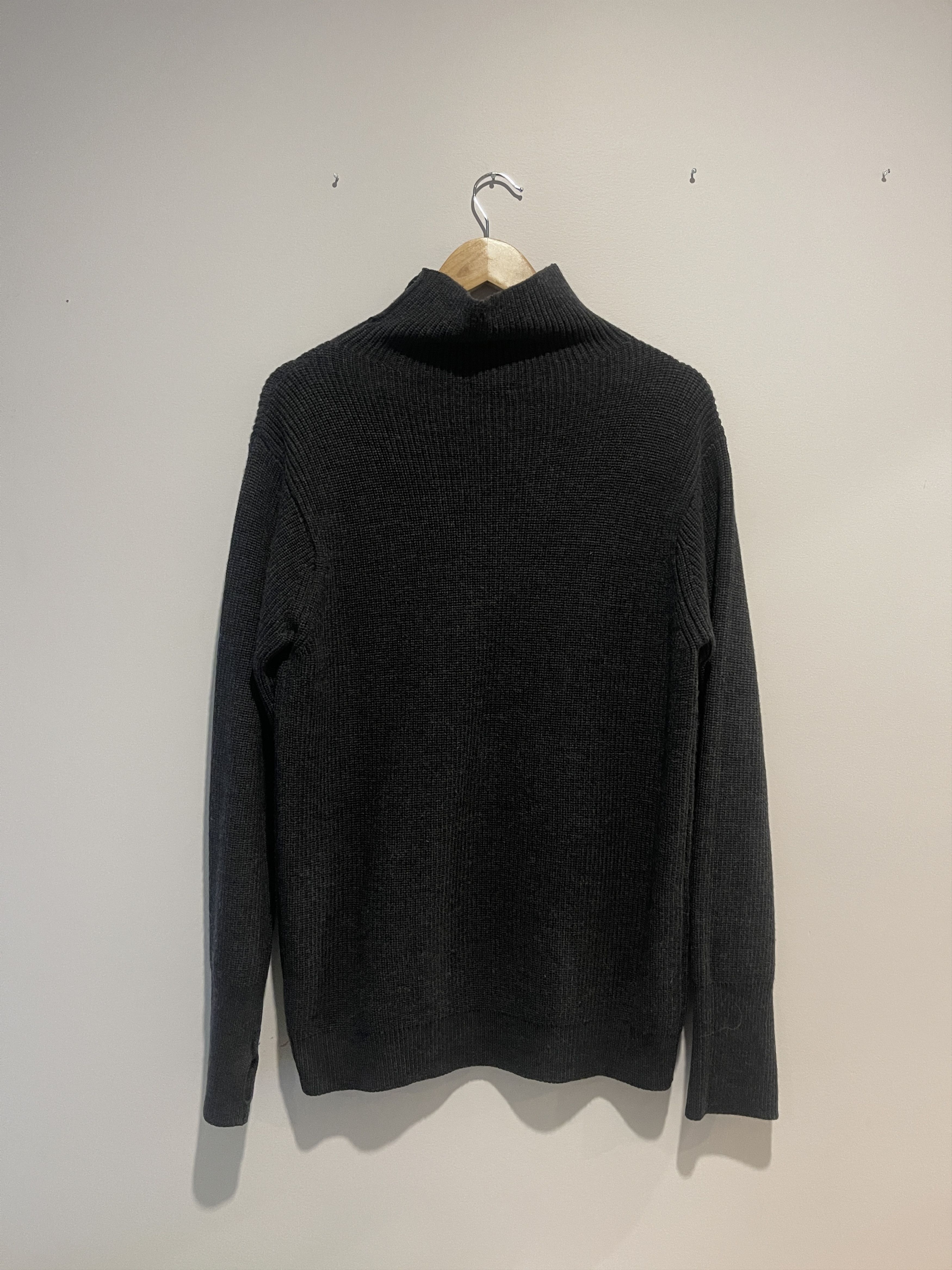 Barena Grey Turtleneck Knit Sweater