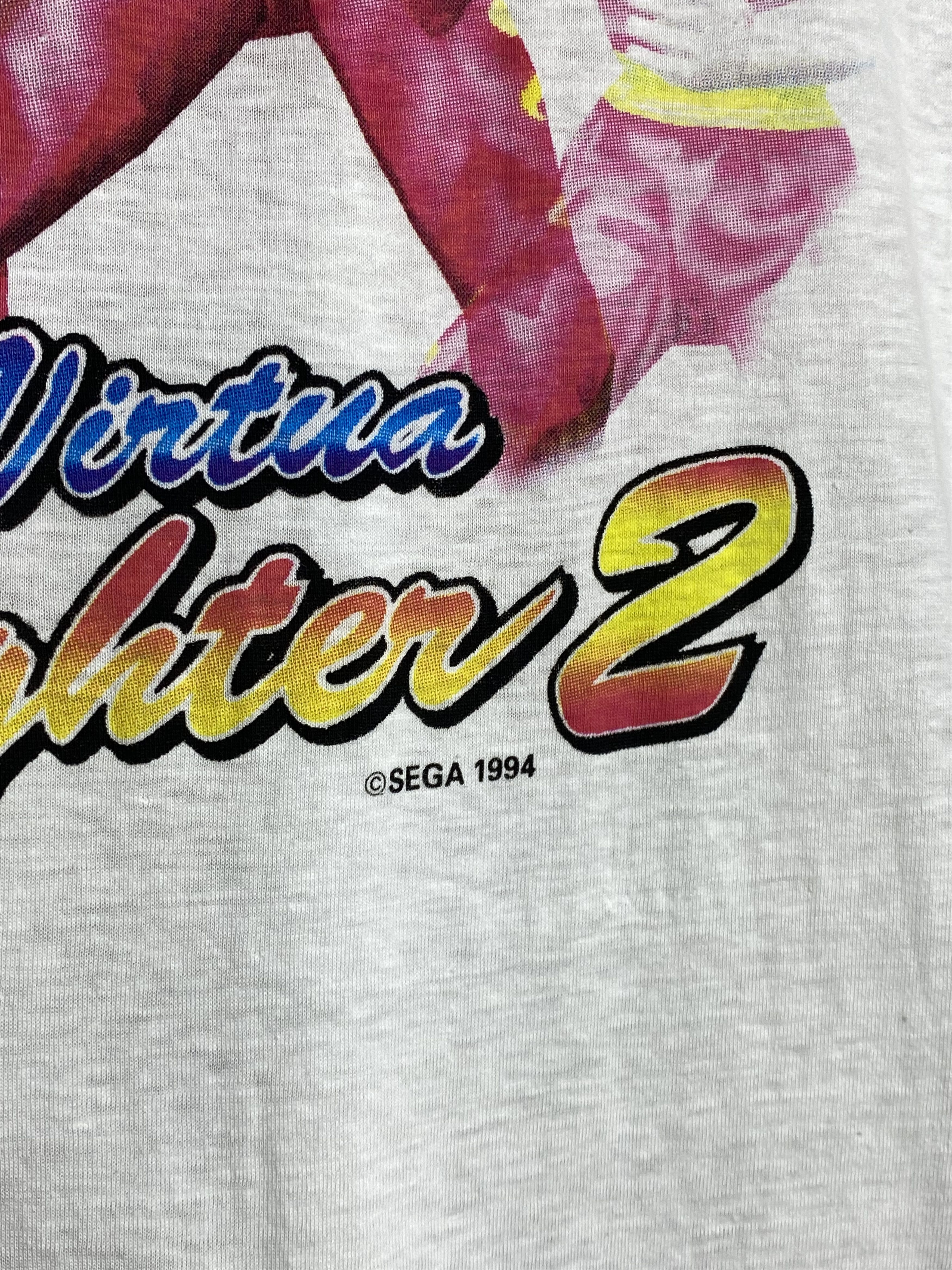 Vintage 🚨Vintage Virtua fighter 2 sega 1994 game promo t-shirt Size US L / EU 52-54 / 3 - 4 Thumbnail