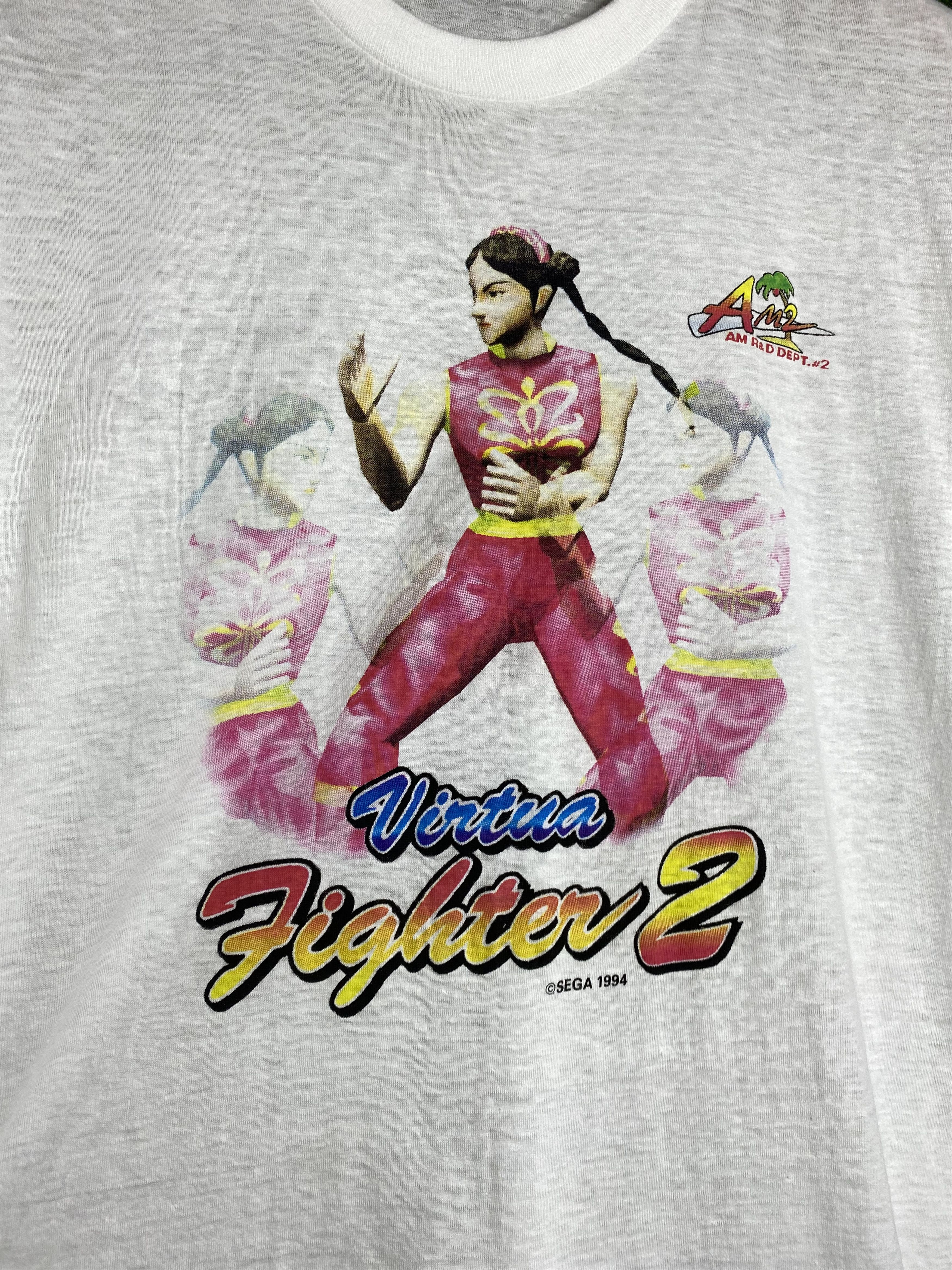Vintage 🚨Vintage Virtua fighter 2 sega 1994 game promo t-shirt Size US L / EU 52-54 / 3 - 3 Thumbnail